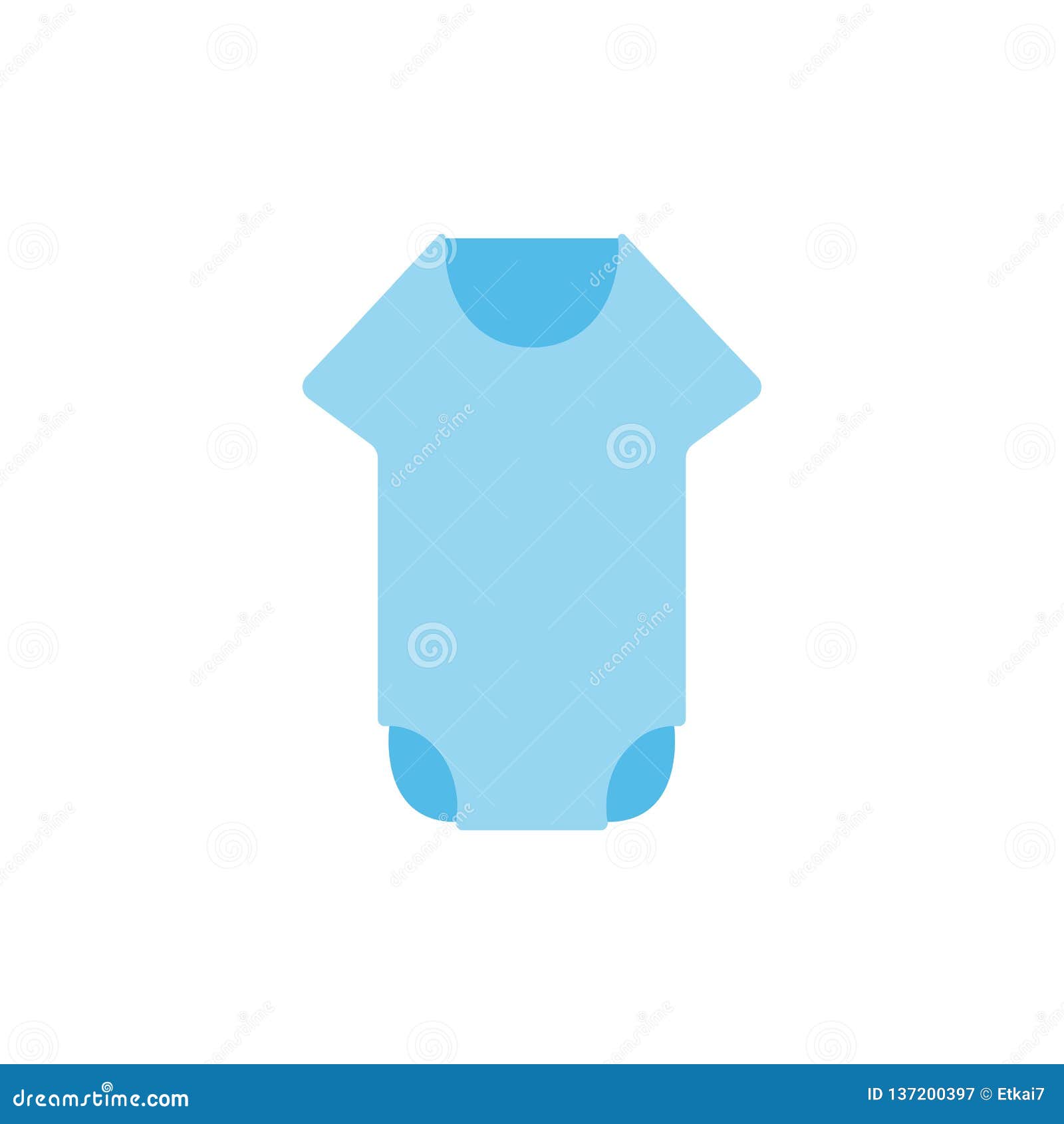 Download Baby Romper Flat Icon Vector Design Illustration Stock ...