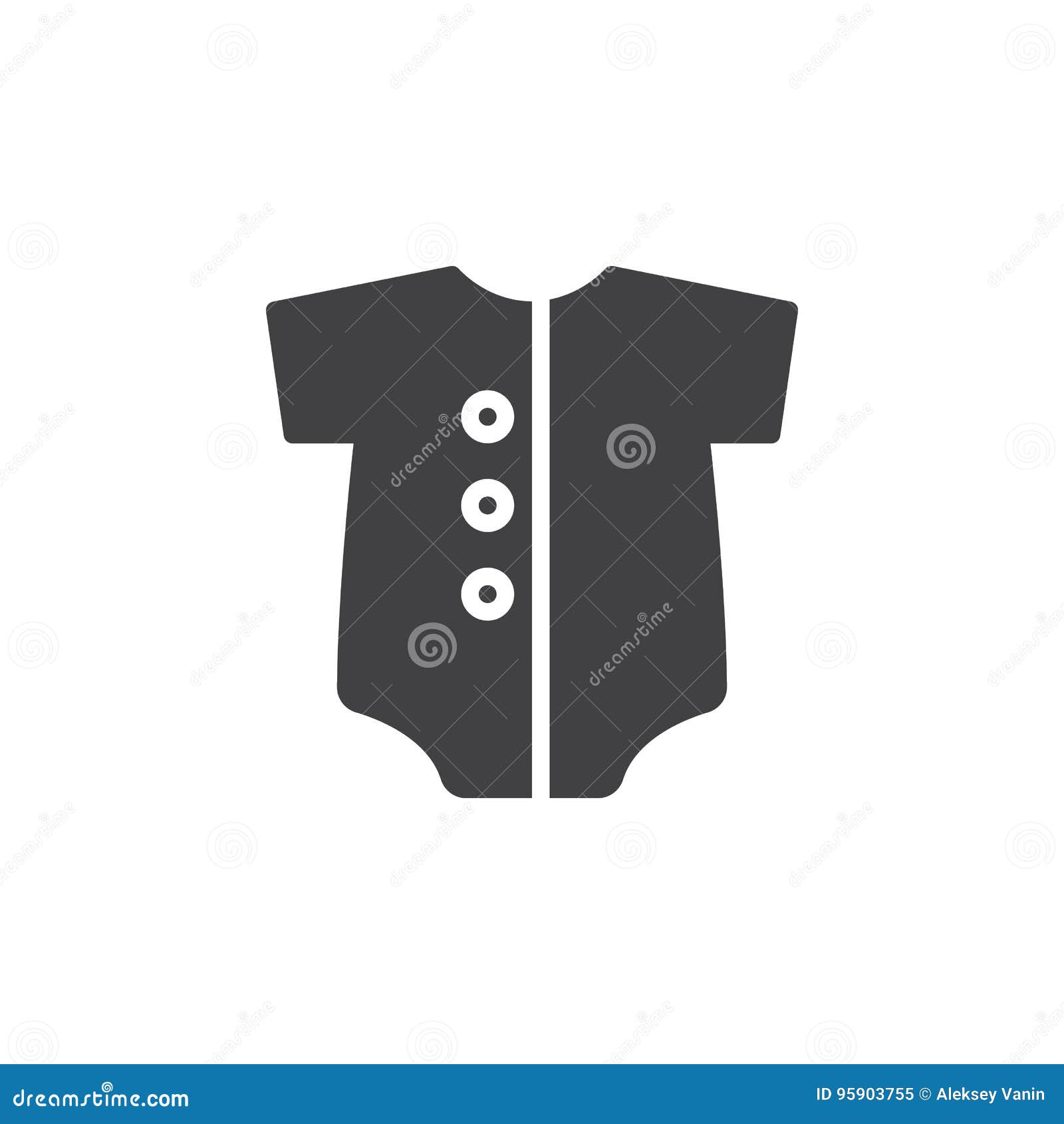 Download Baby Romper Icon Vector, Filled Flat Sign, Solid Pictogram ...