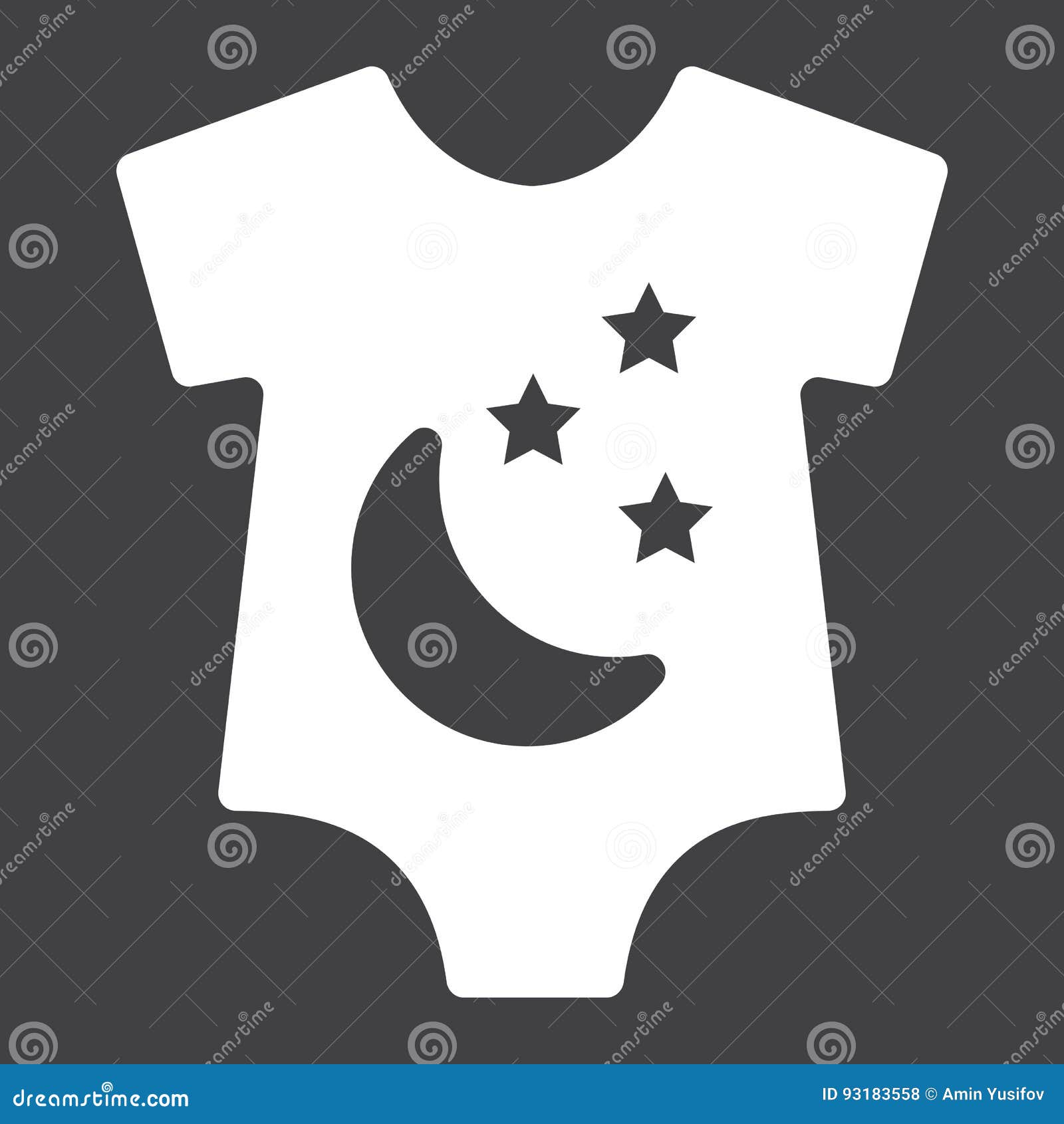 baby romper solid icon, baby clothes and kid