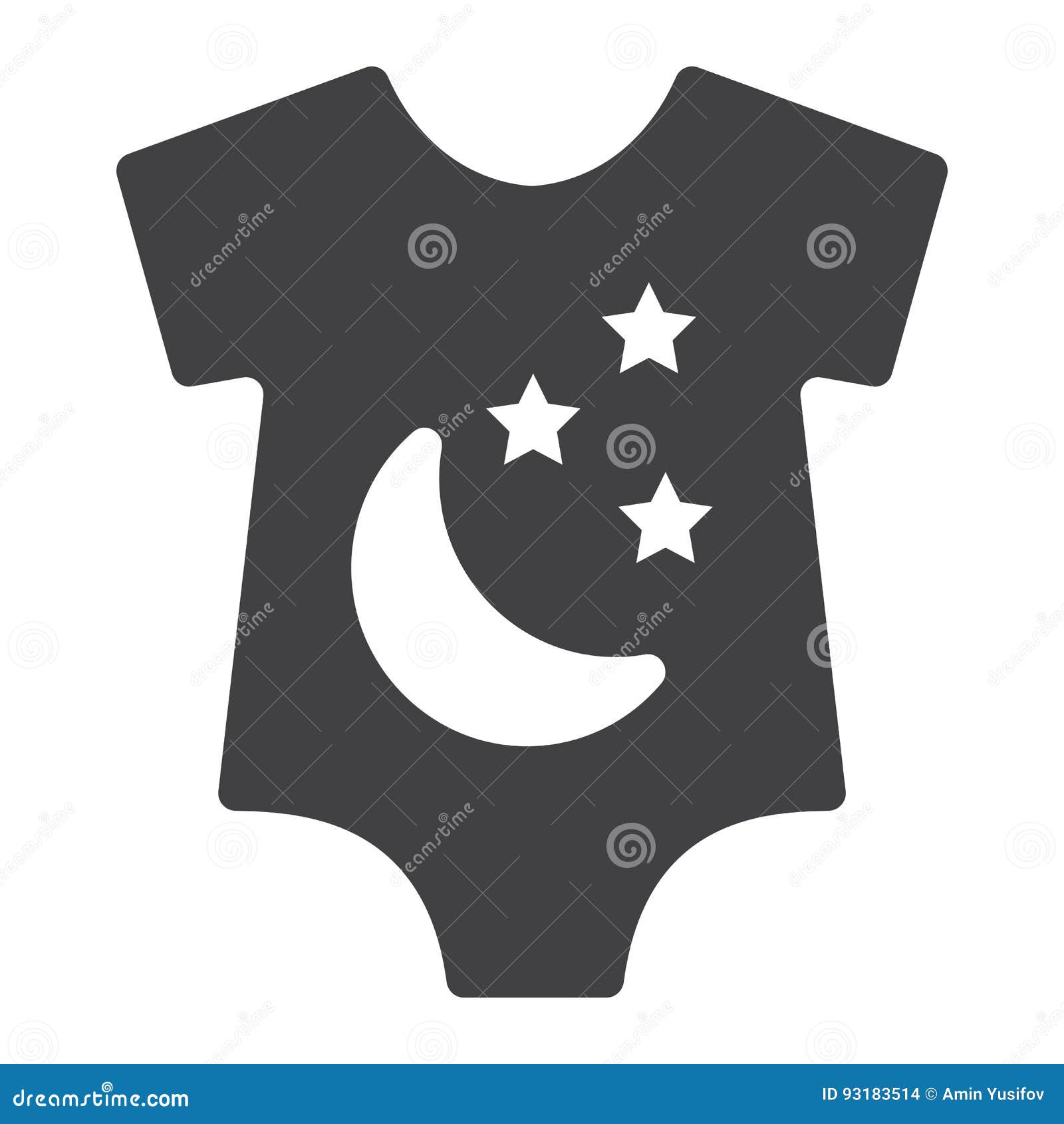 baby romper solid icon, baby clothes and kid