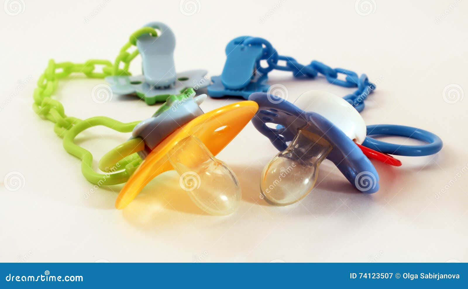 Baby s dummy on white stock image. Image of suck, family 74123507