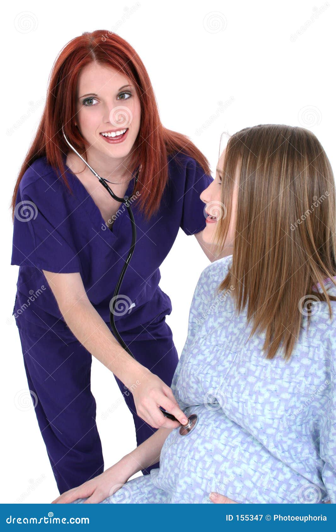 Baby s Heartbeat stock image. Image of examination, attractive 155347