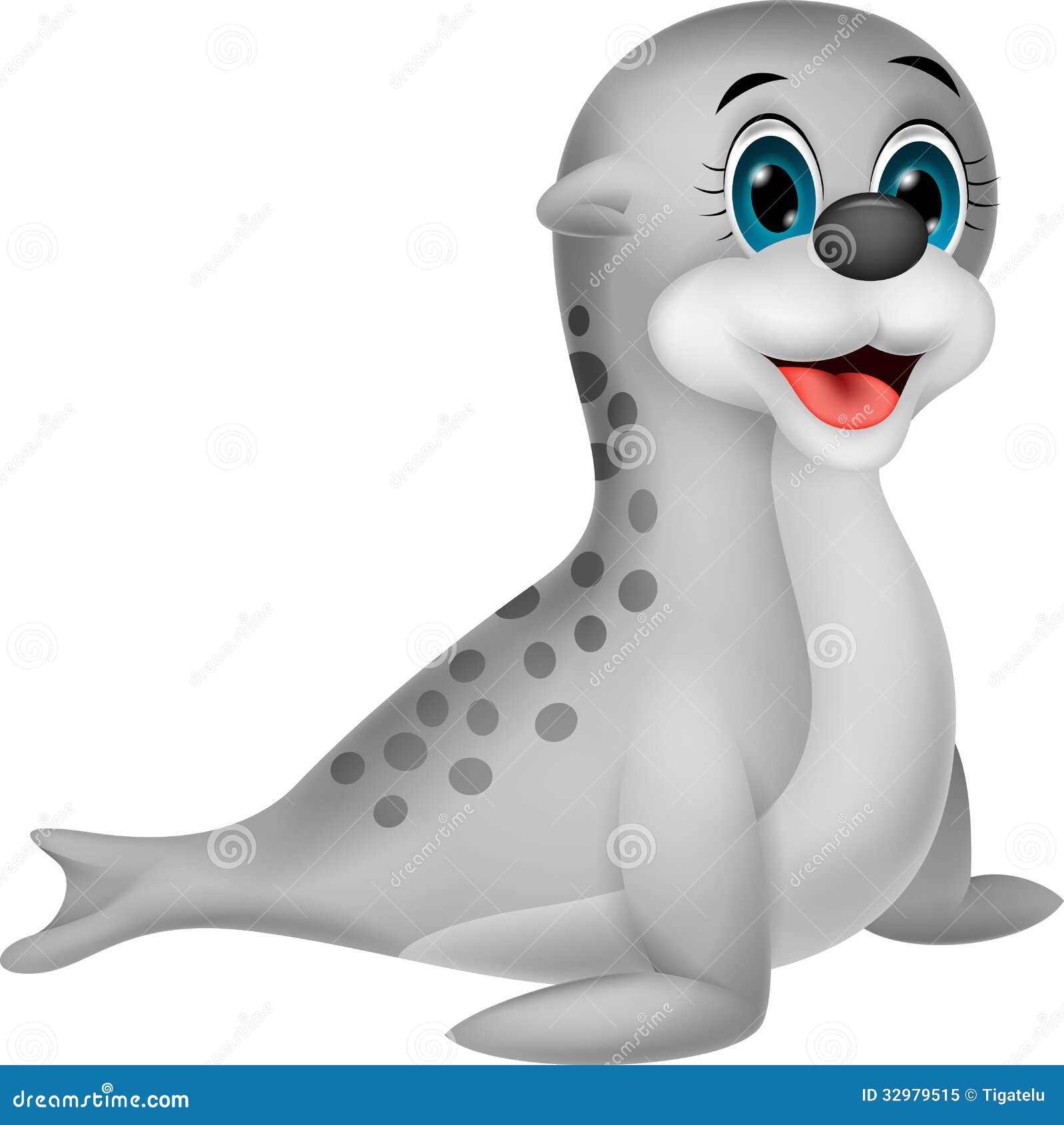 baby seal cartoon