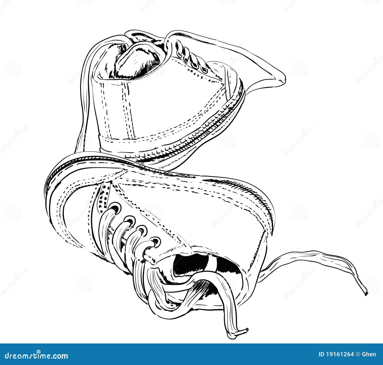 Baby shoes stock vector. Illustration of sketch, small 19161264