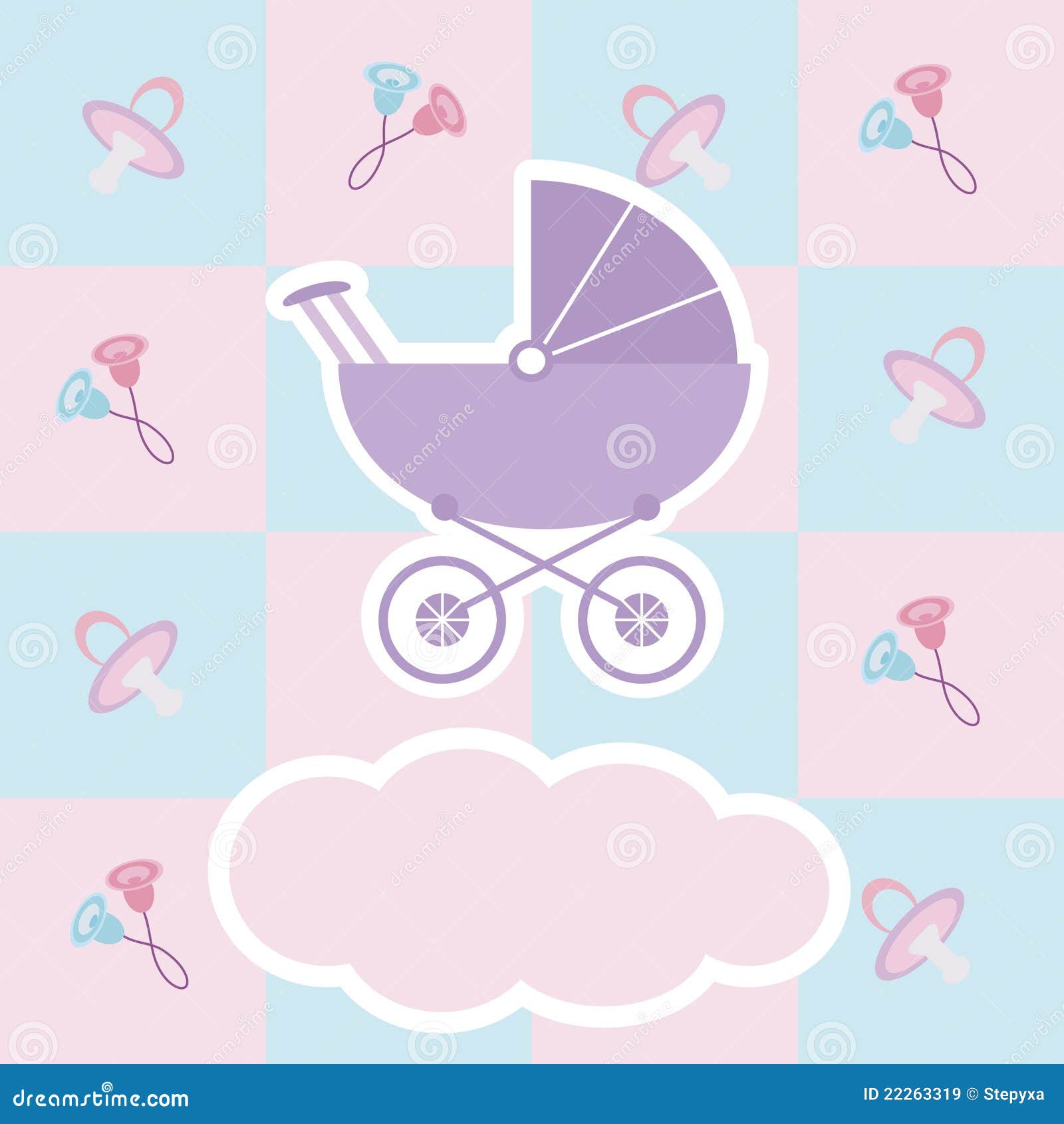 Baby shower card stock illustration. Illustration of childhood - 22263319