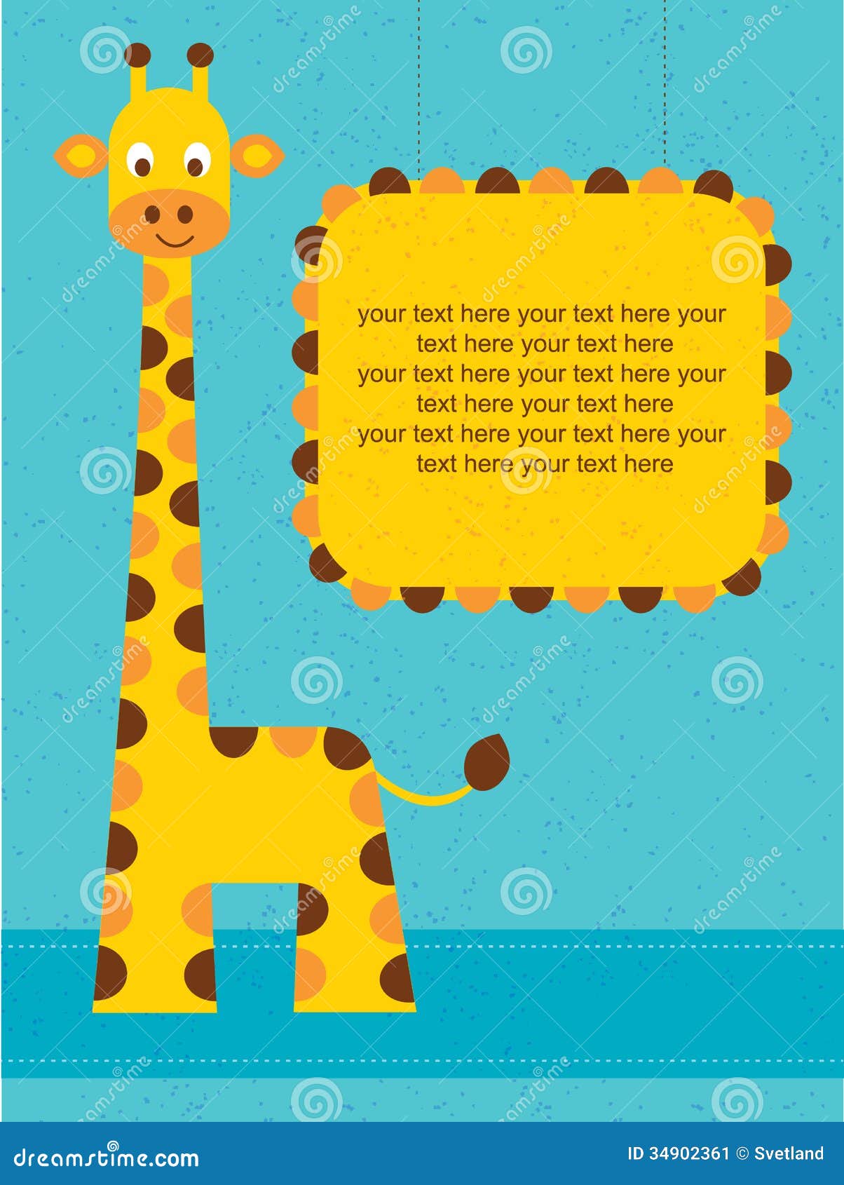 baby 3rd baby shower Giraffe. Stock Birthday Card Baby / Card With Shower baby 3rd baby shower Giraffe. Stock Birthday Card Baby / Card With Shower