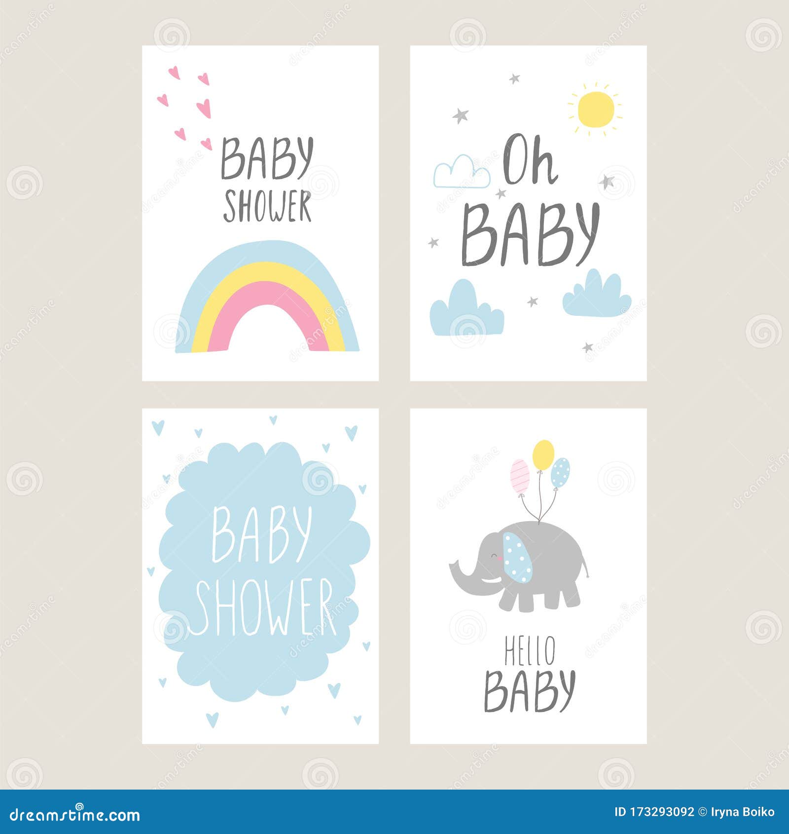 Baby Shower Card To Print Free / Free Vector Baby Shower Card Template