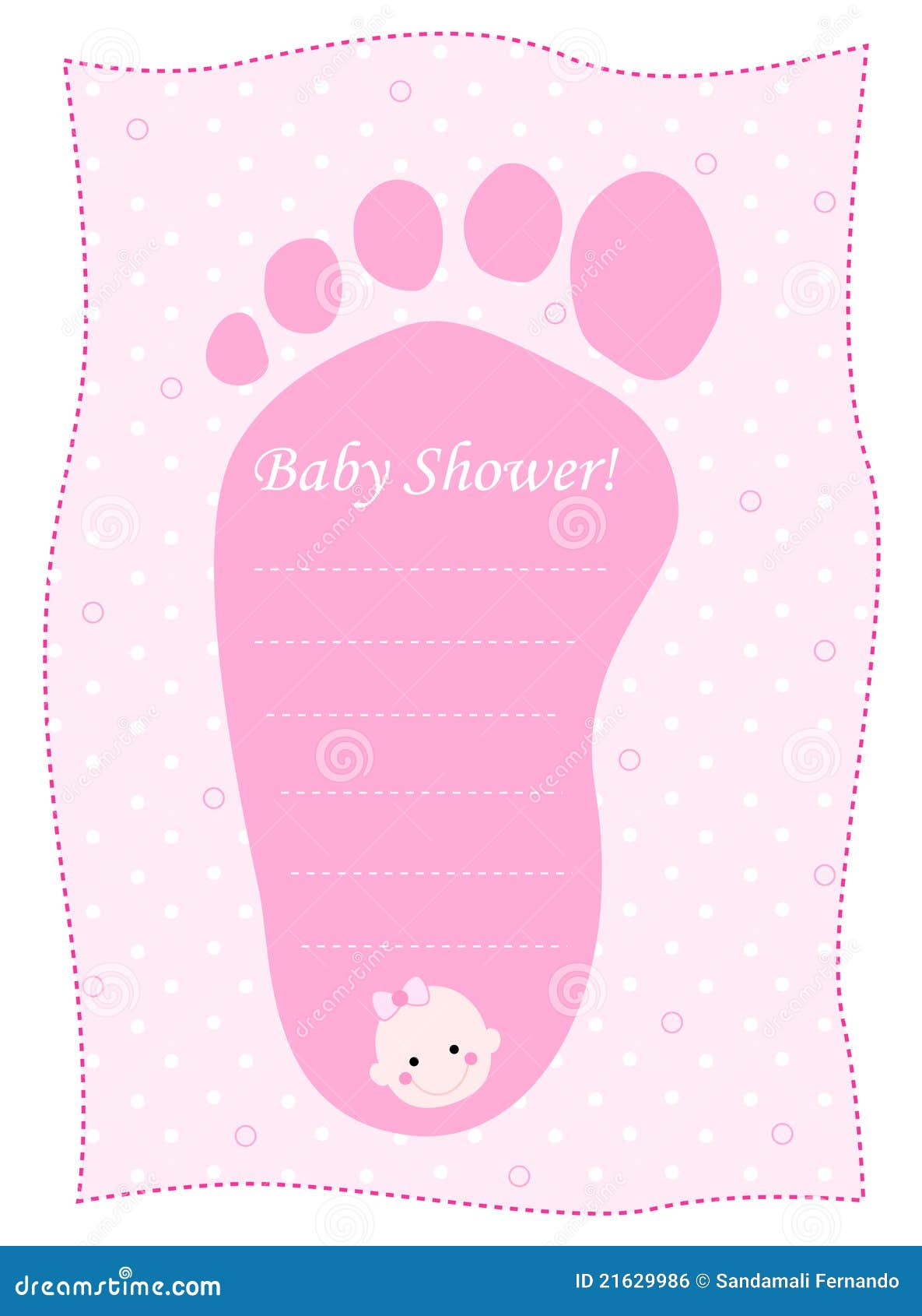 Baby shower card for girls stock vector. Illustration of children 21629986 Baby shower card for girls stock vector. Illustration of children 21629986