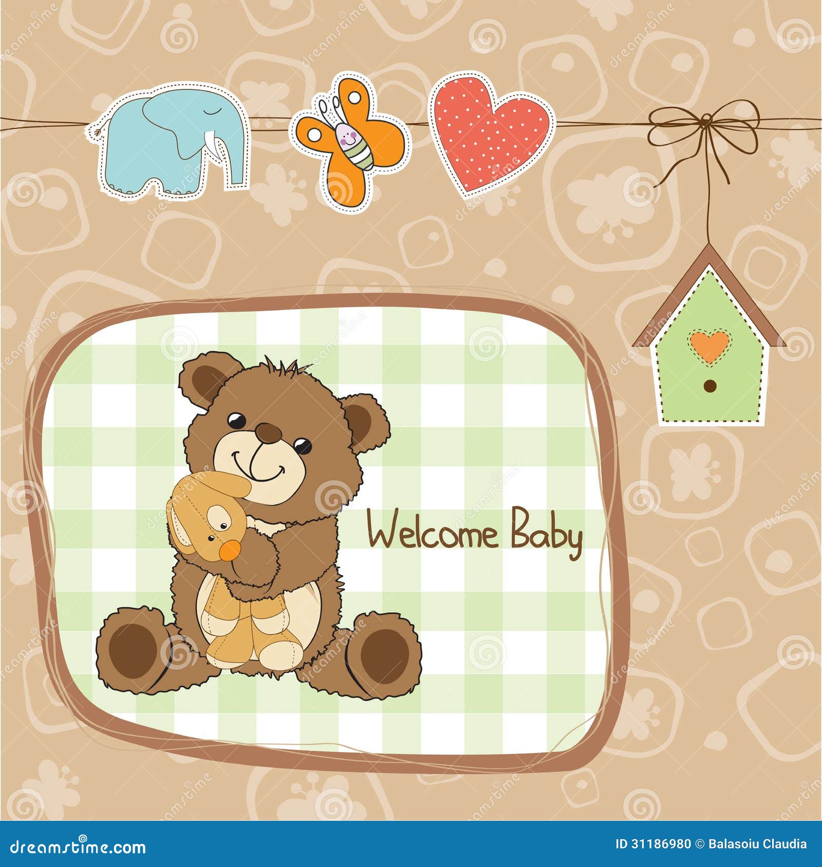 baby shower teddy bear clip art - photo #15