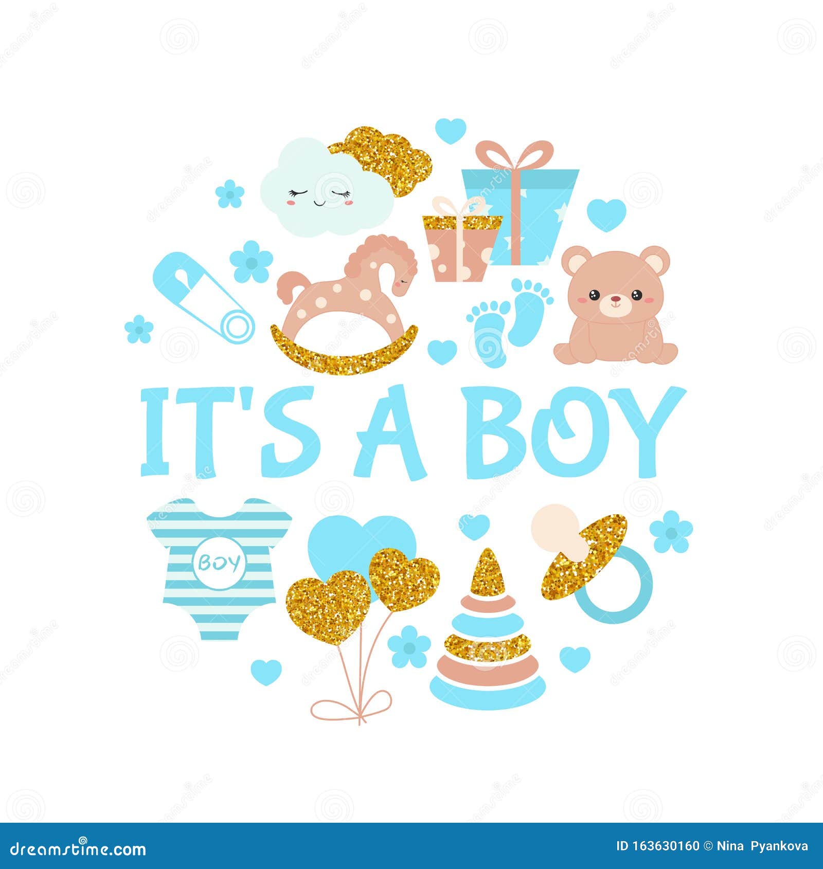 Baby Shower Gift Certificate Template from thumbs.dreamstime.com