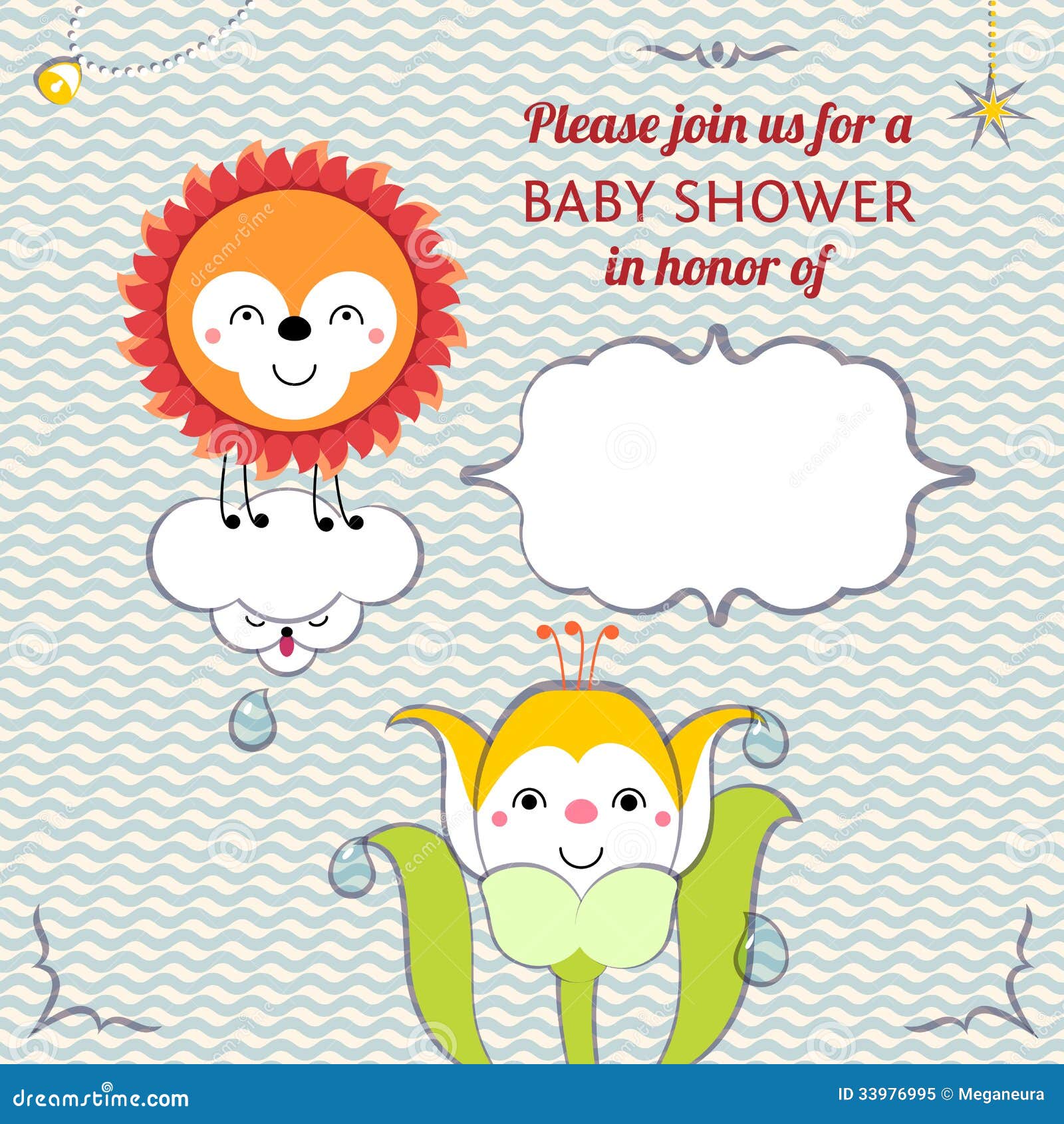 Baby Shower Invitation Card Editable Template Funn Royalty Free Stock 