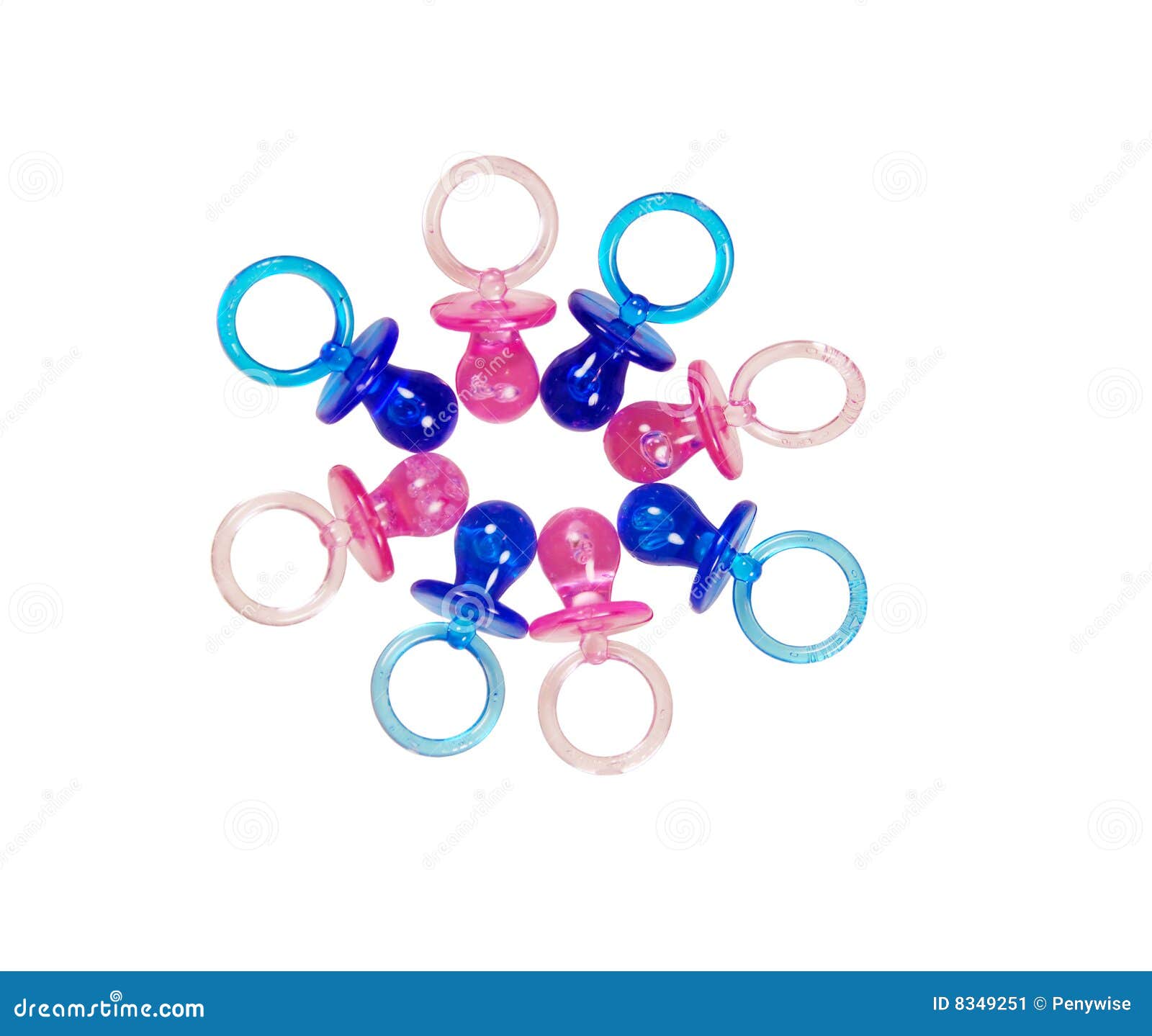 Baby Shower items stock image. Image of pacifier, plastic 8349251