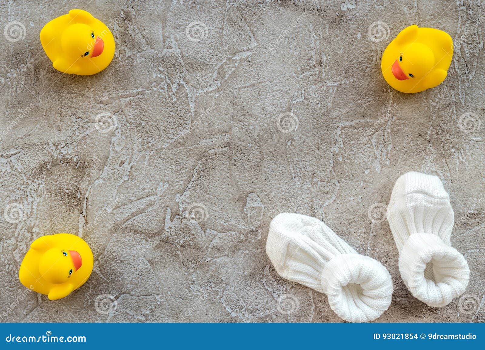 Download Baby Shower Modern Design With Shoes On Gray Stone ...