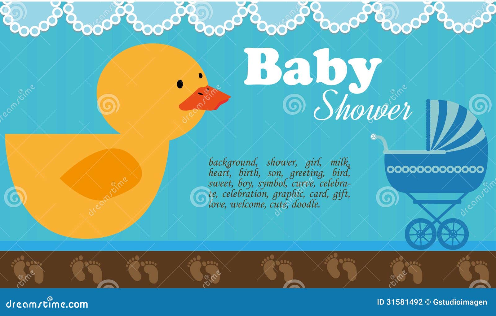 Baby showers stock vector. Illustration of cartoon, celebration 31581492