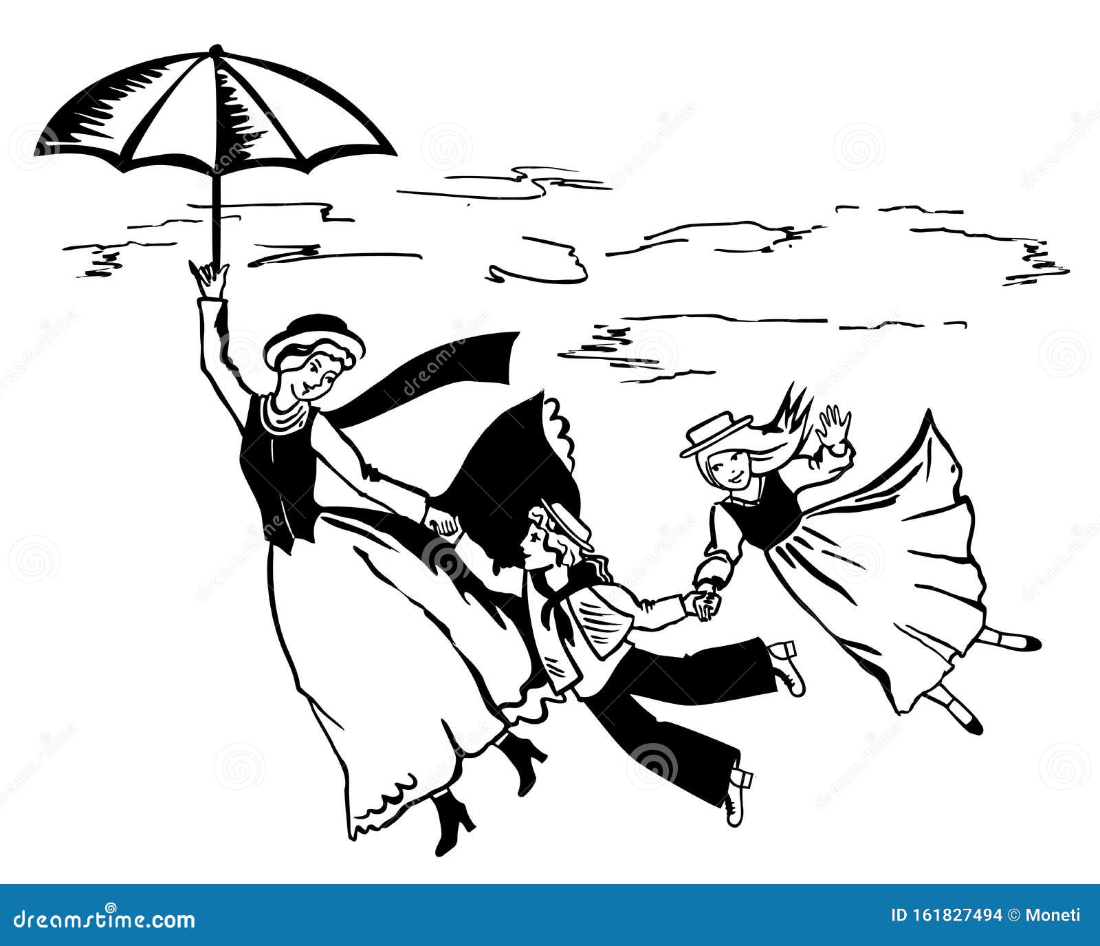 Mary Poppins Animation Coloring Page  Free Printable Coloring Pages for  Kids