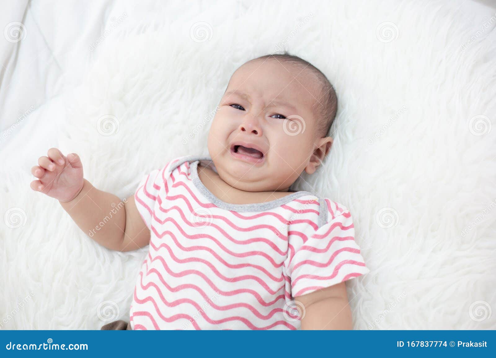 Baby sleeping crying stock photo. Image of scream, baby 167837774
