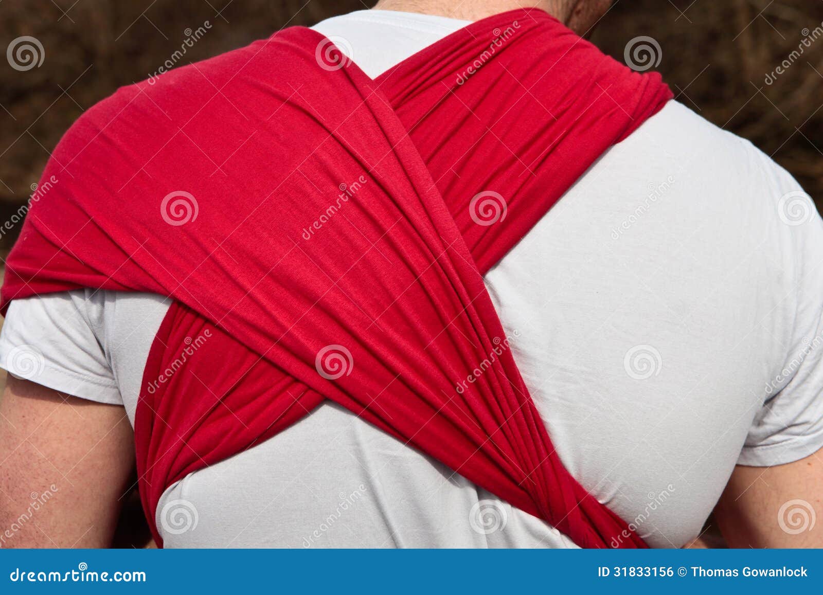 Baby sling stock photo. Image of male, protection, father 31833156