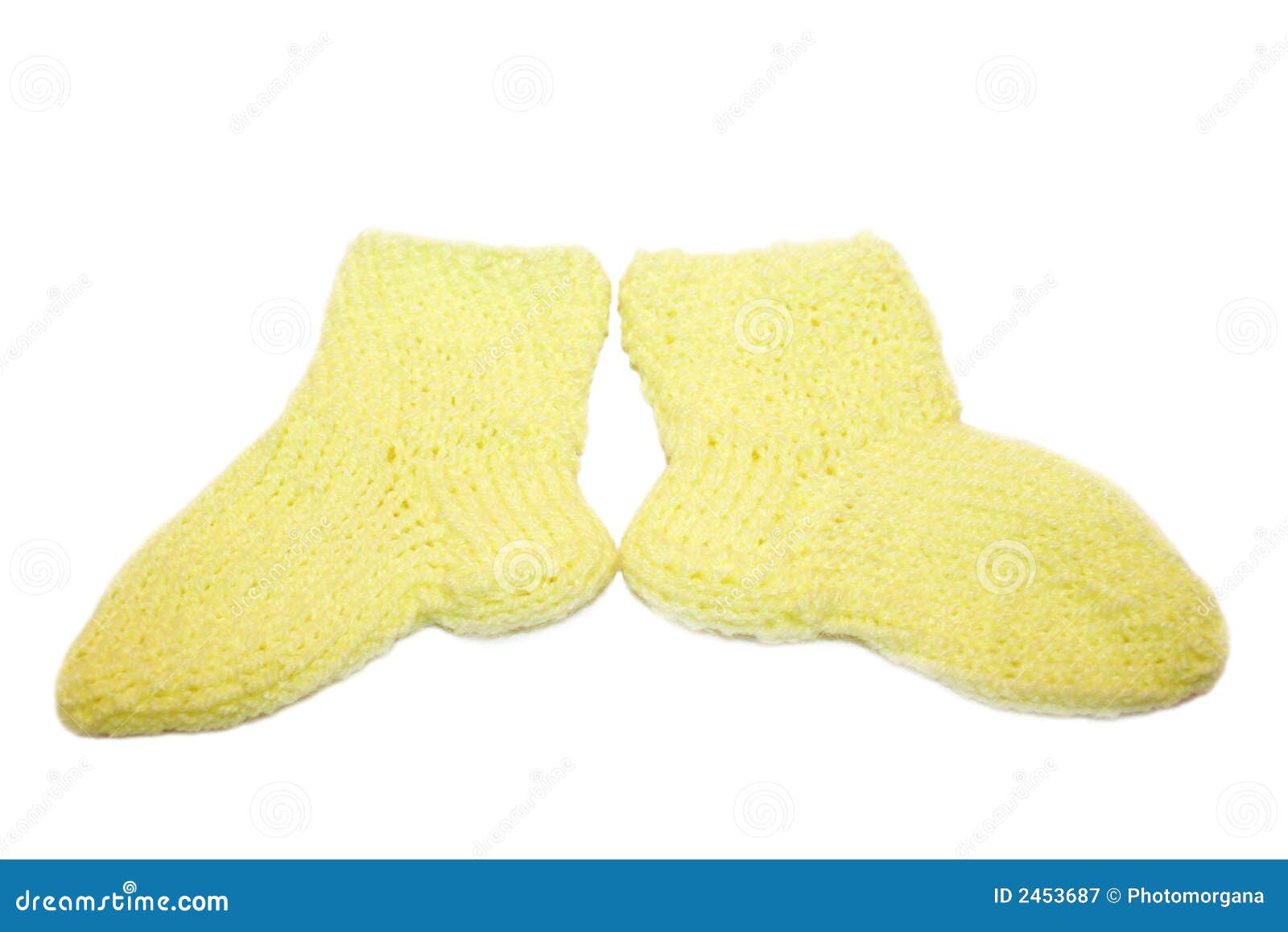 BabySocks yellow stock image. Image of toddler, stocking 2453687