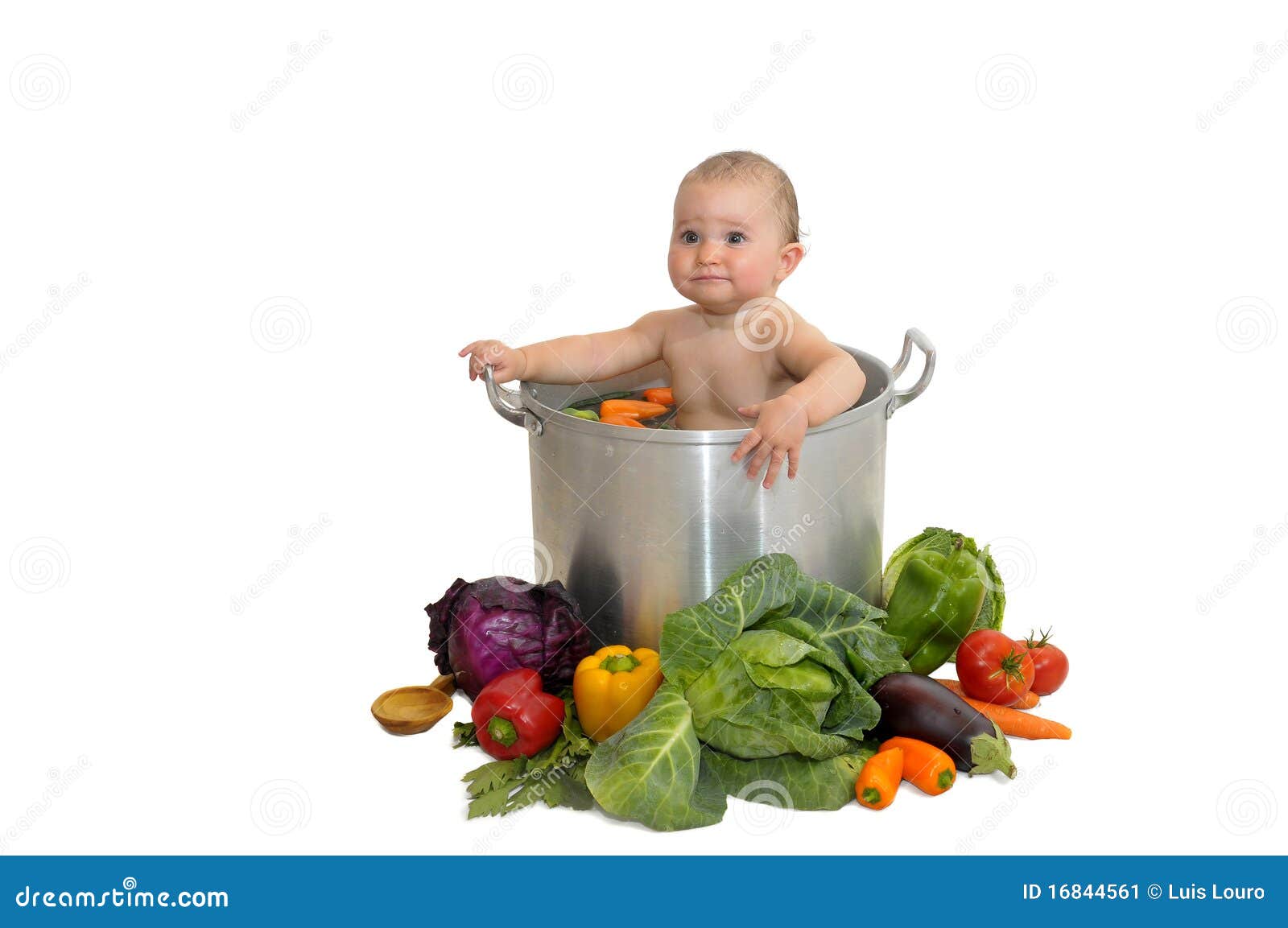 Baby soup stock image. Image of health, leaf, cooking 16844561