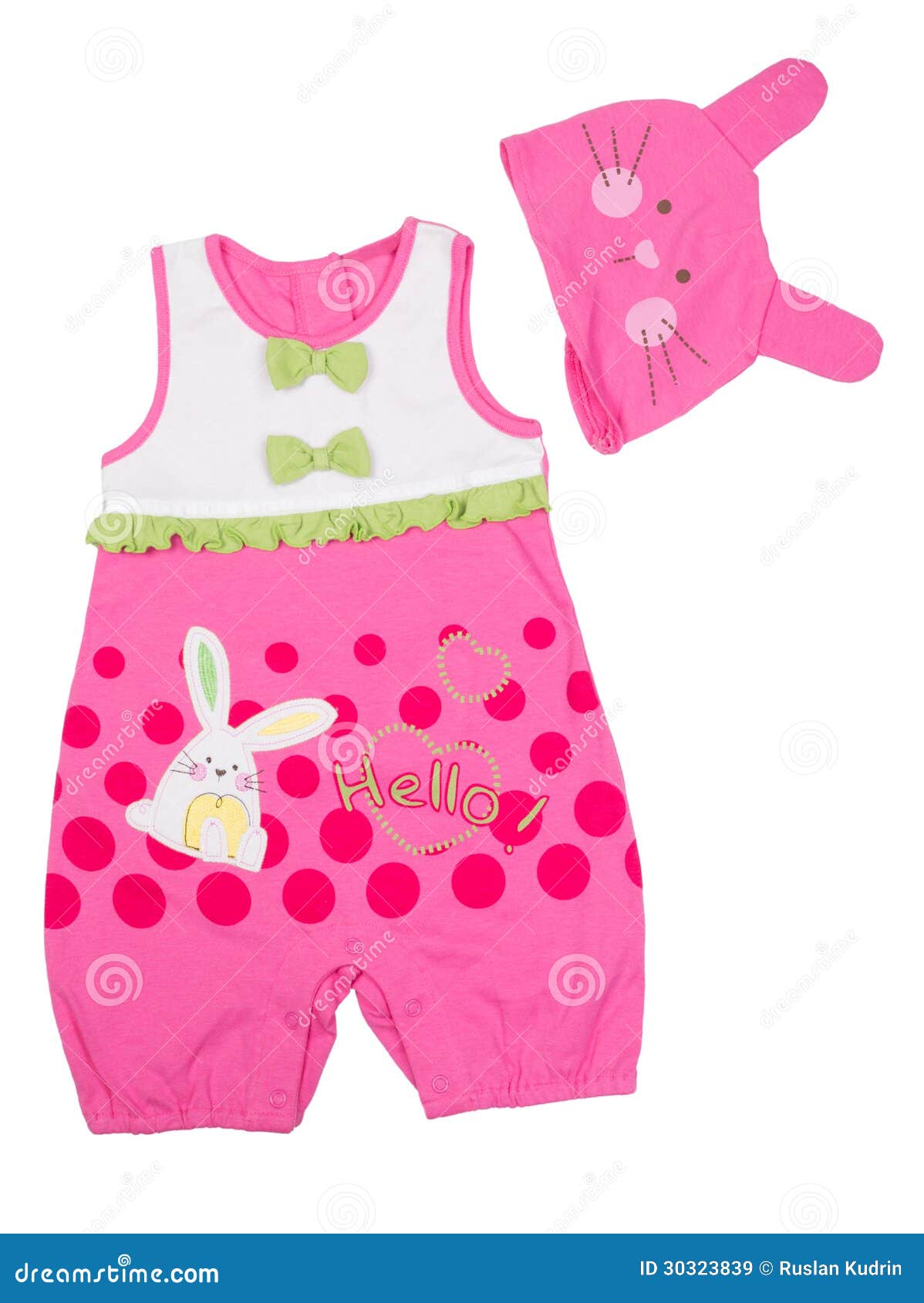 Baby summer set stock image. Image of white, casual, short 30323839