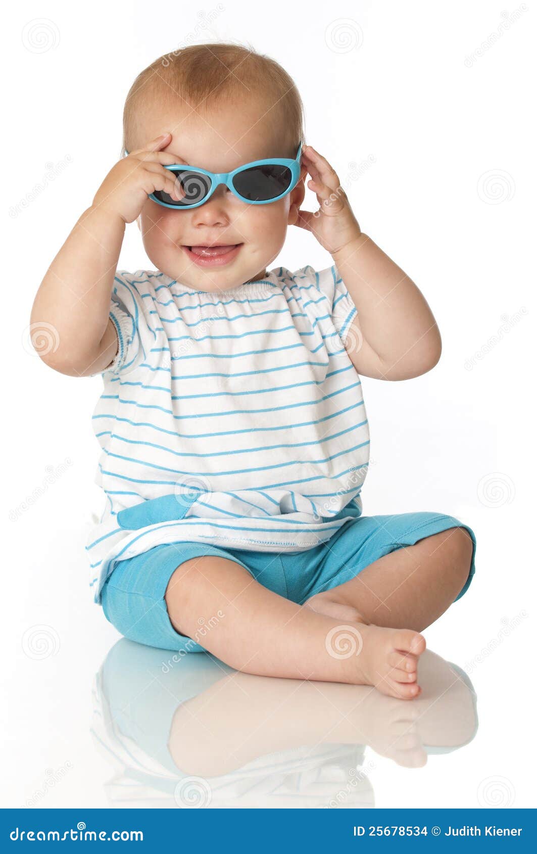 Baby with sunglasses stock photo. Image of laughing, handsome 25678534