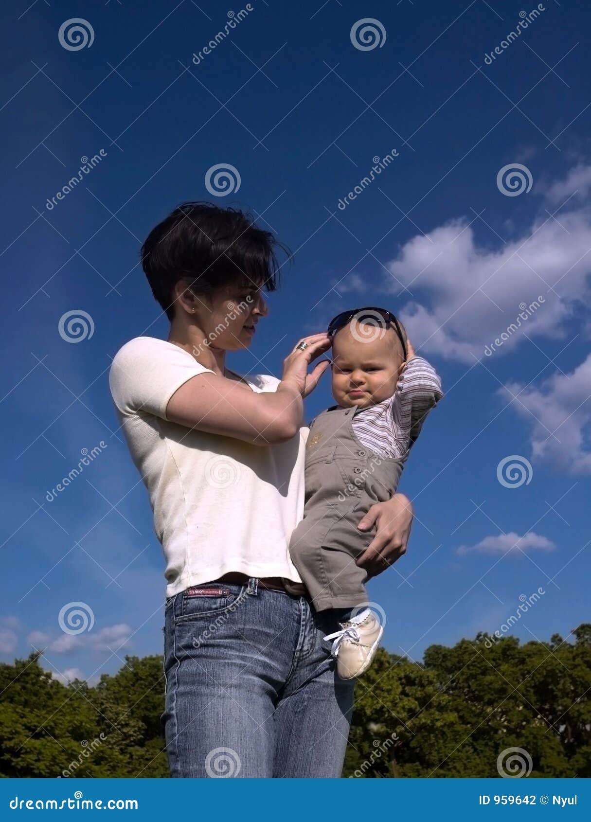 baby in sunglasses
