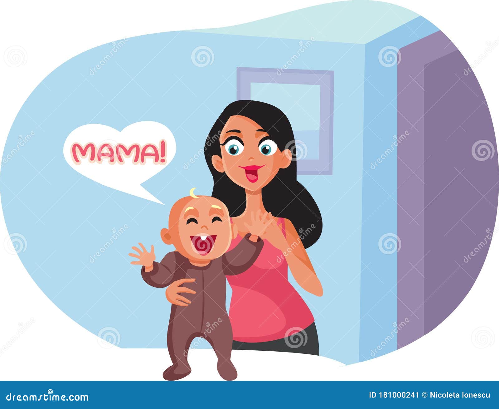 Say Mama Cartoon Stock Illustrations – 6 Say Mama Cartoon Stock  Illustrations, Vectors & Clipart - Dreamstime
