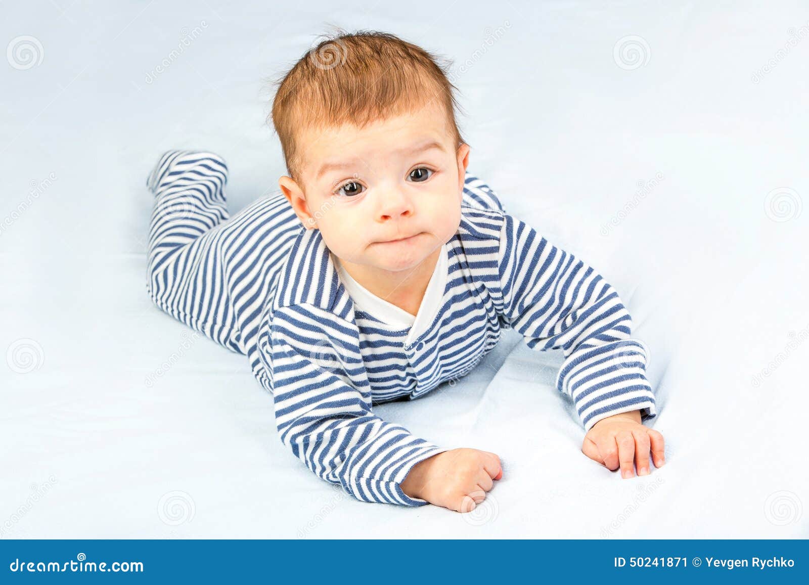 Baby on towels stock image. Image of healthy, closeup - 50241871