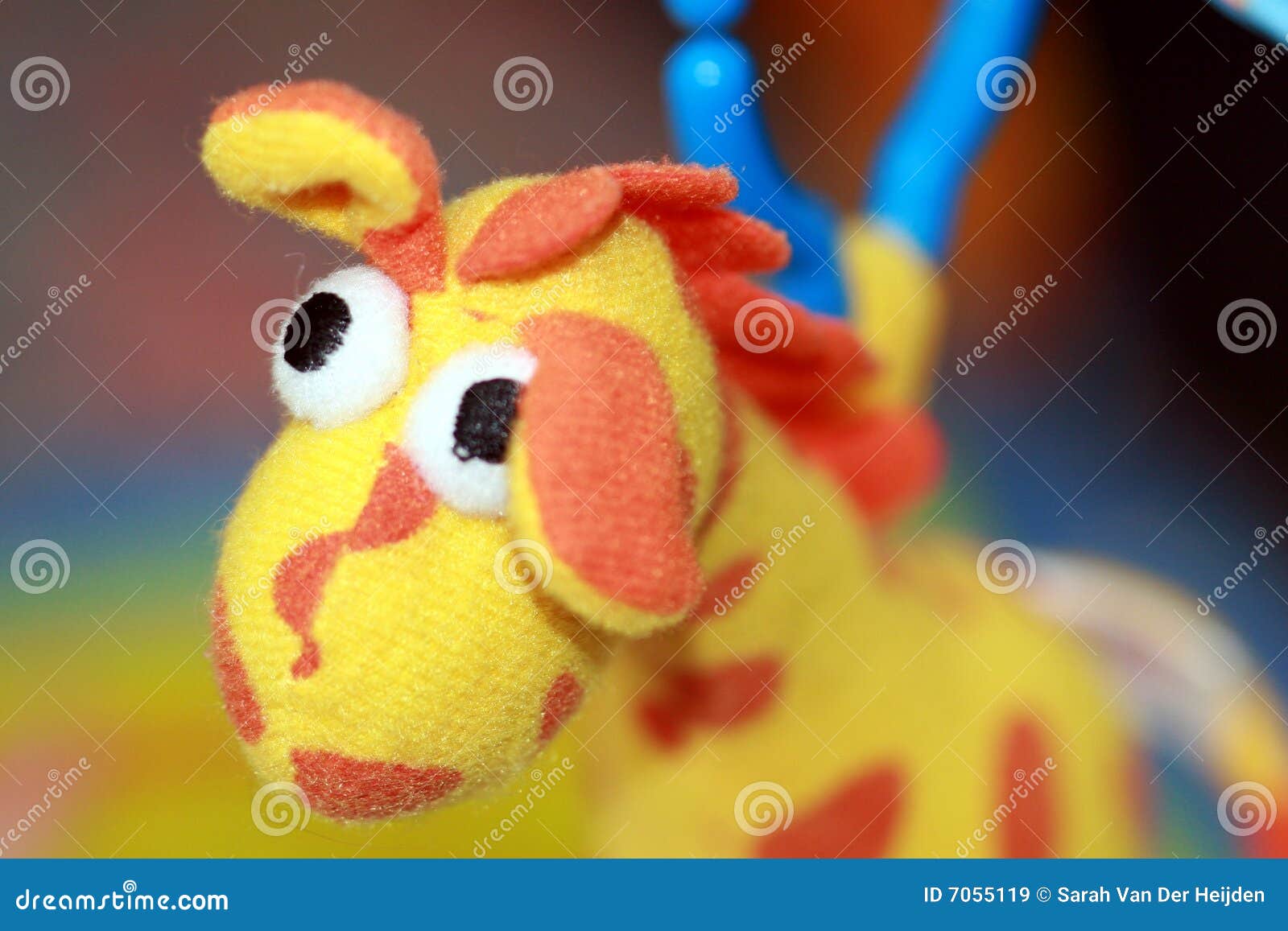 Baby toy giraffe stock image. Image of babies, toys, coloured 7055119