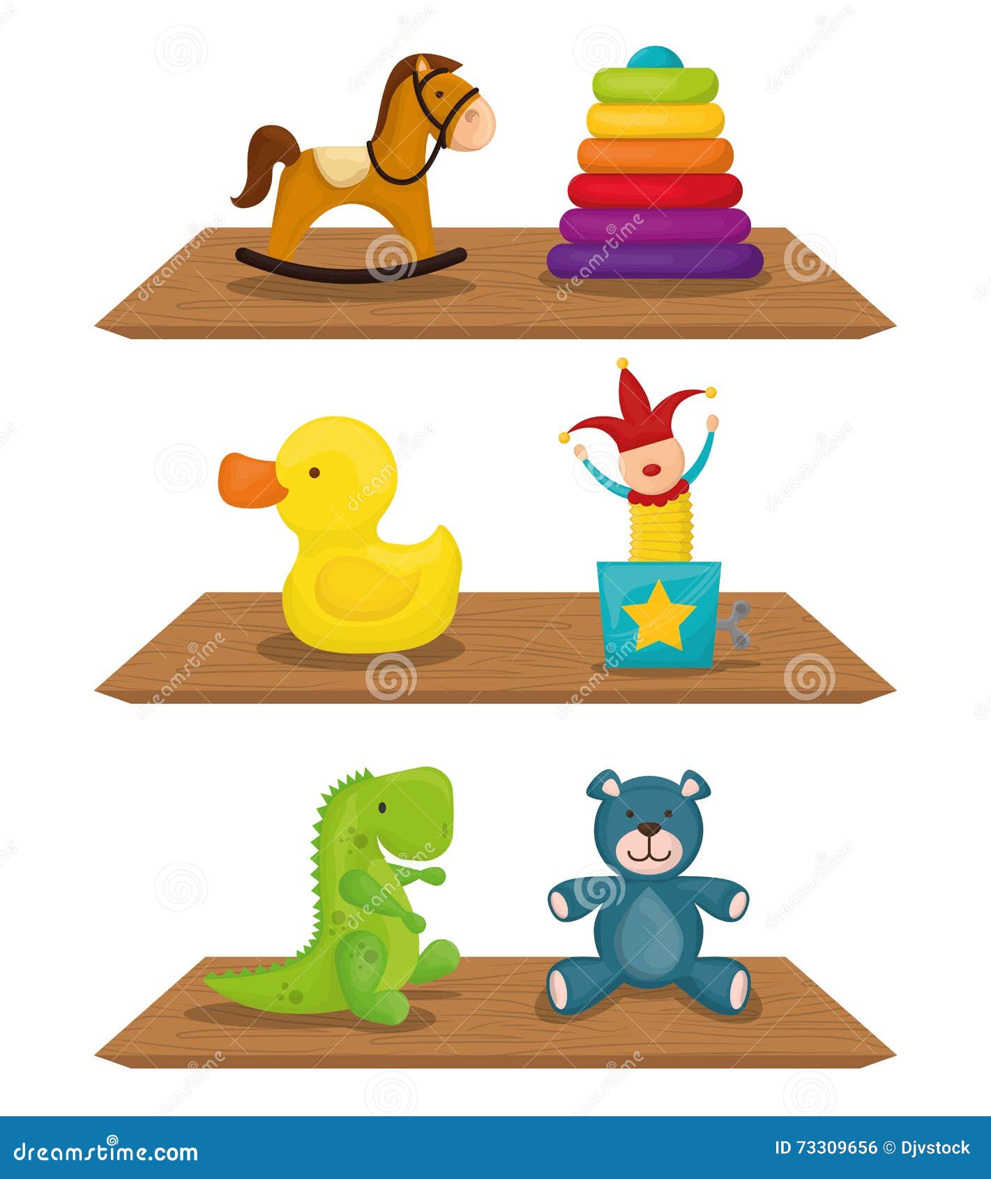 Baby toys design. stock vector. Illustration of graphic 73309656