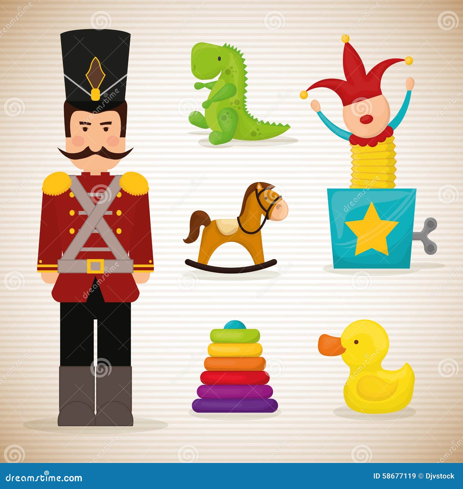 Baby toys design. stock vector. Illustration of people 58677119