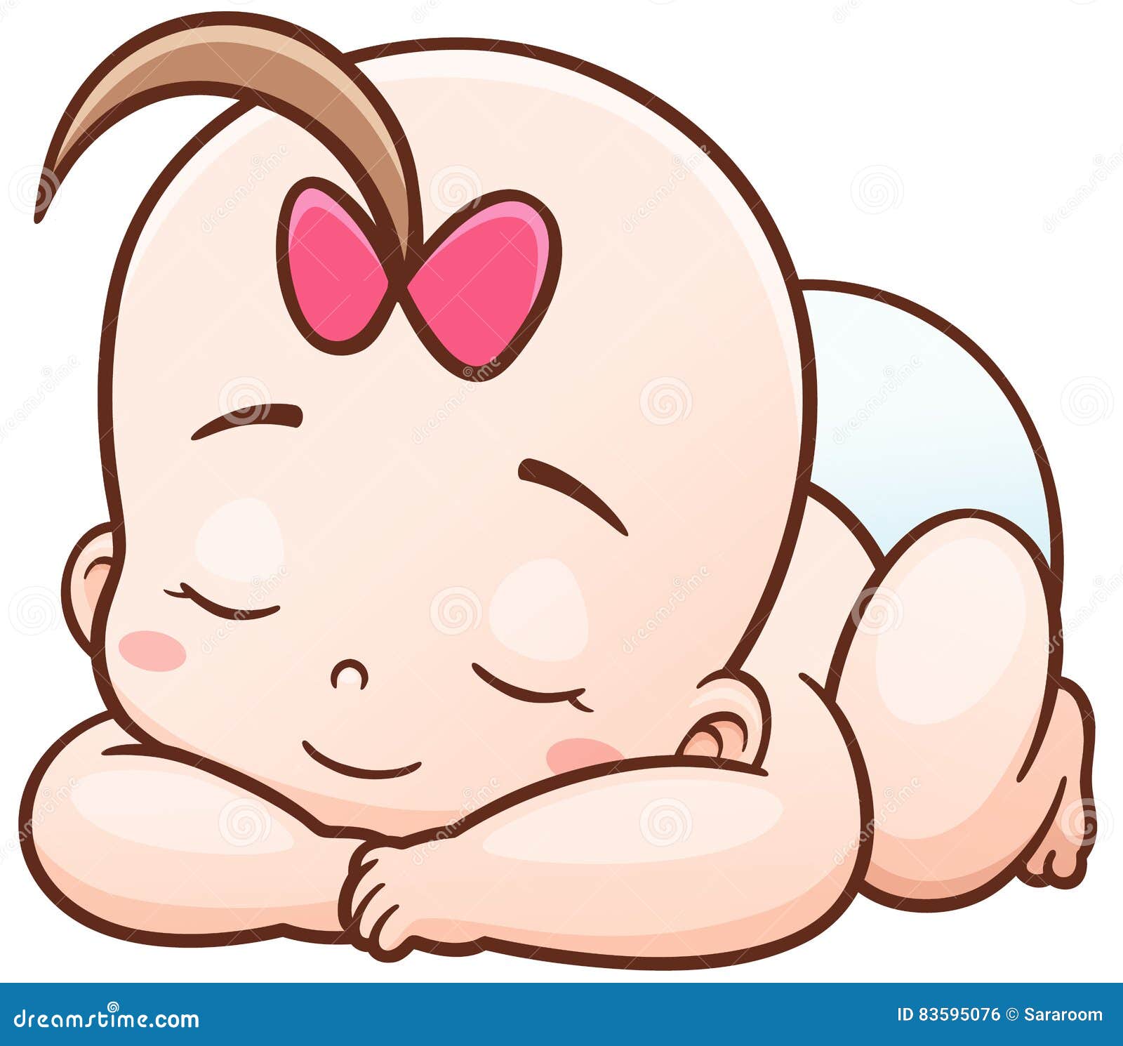 Baby stock vector. Illustration of positivism, male, night - 83595076