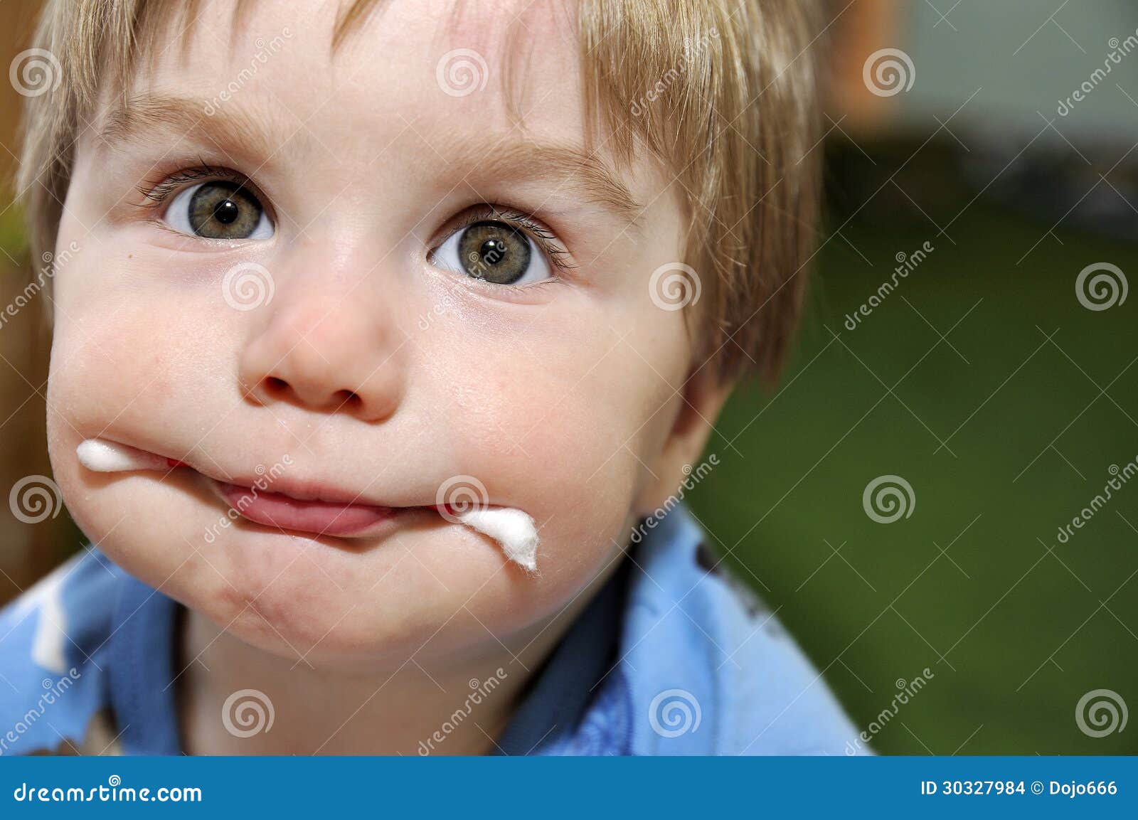 Baby with Wadded Stick in Mouth Stock Photo Image of infant, home