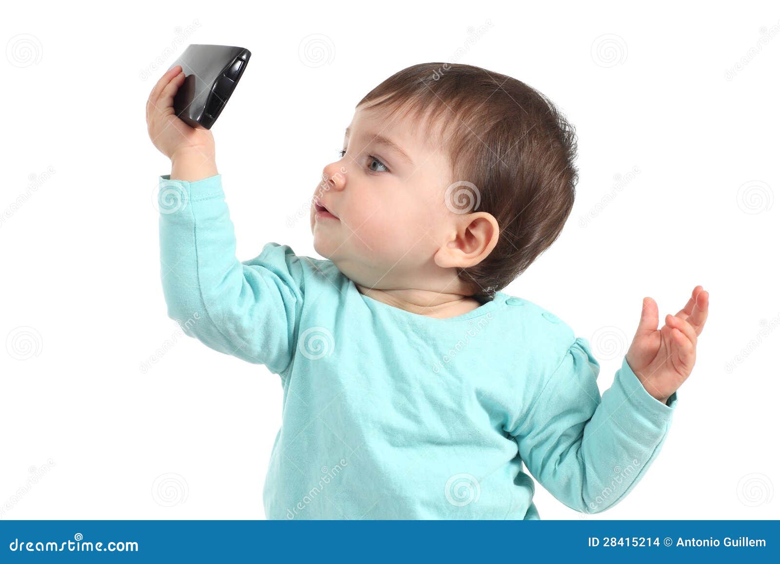 baby with mobile