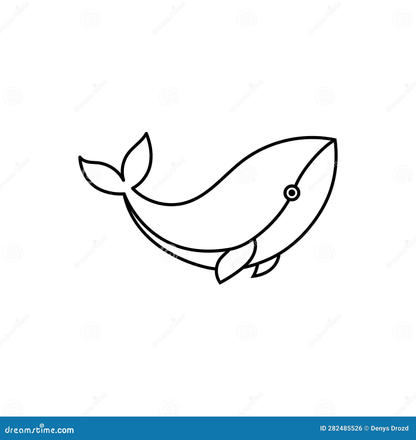 baby whale icon . whale  sign. sperm whale . sea life logo.