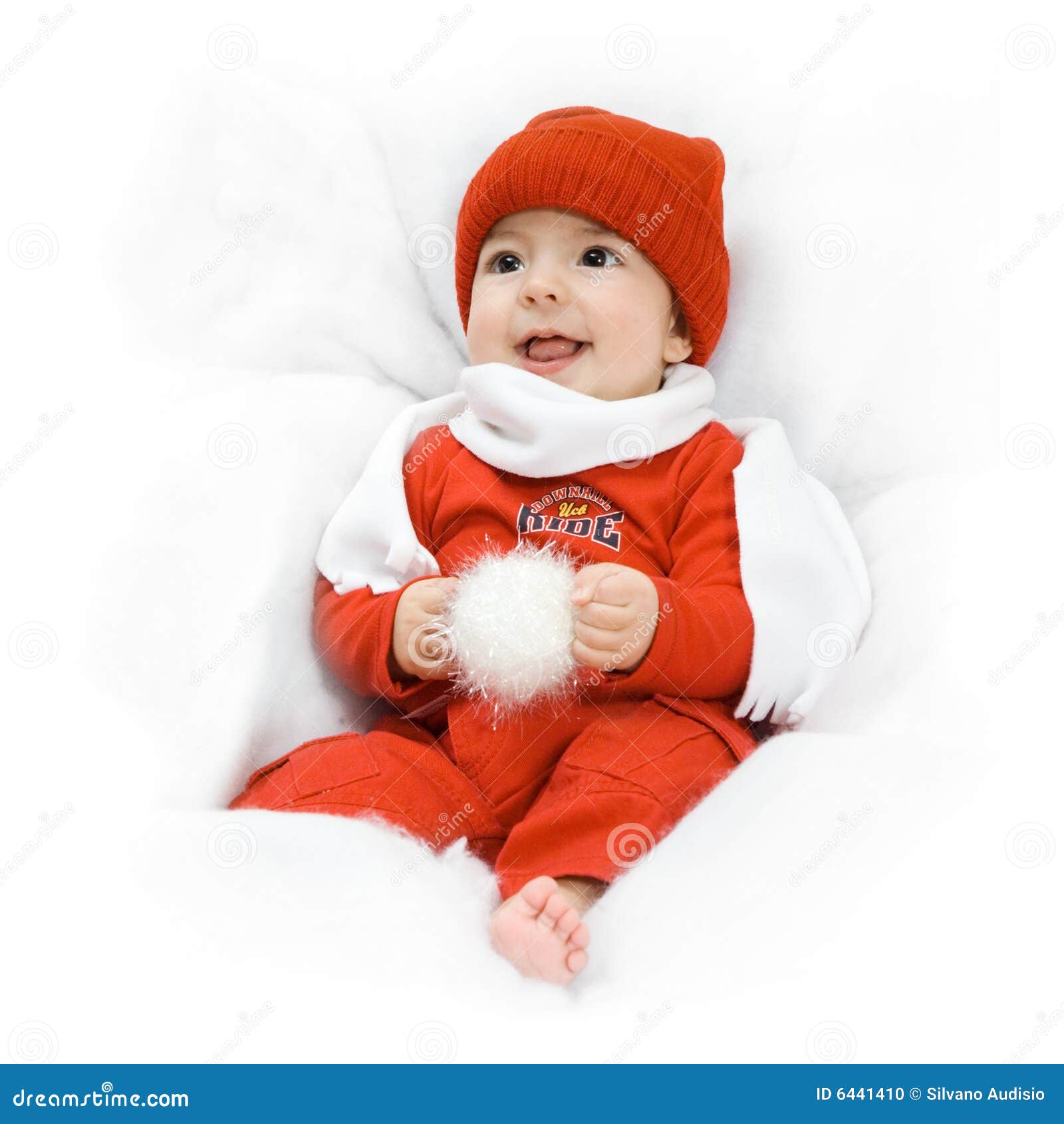 Baby In Winter Clothes Stock Photo Image 6441410