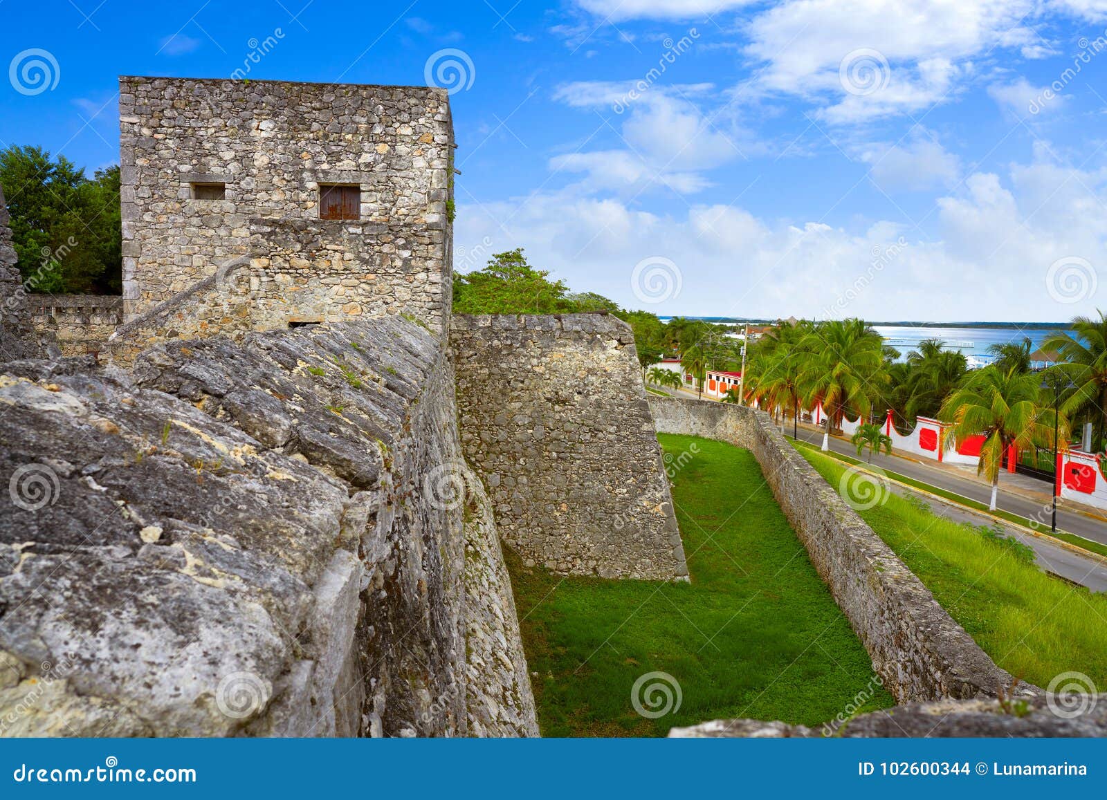 bacalar san felipe fort quintana roo mexico