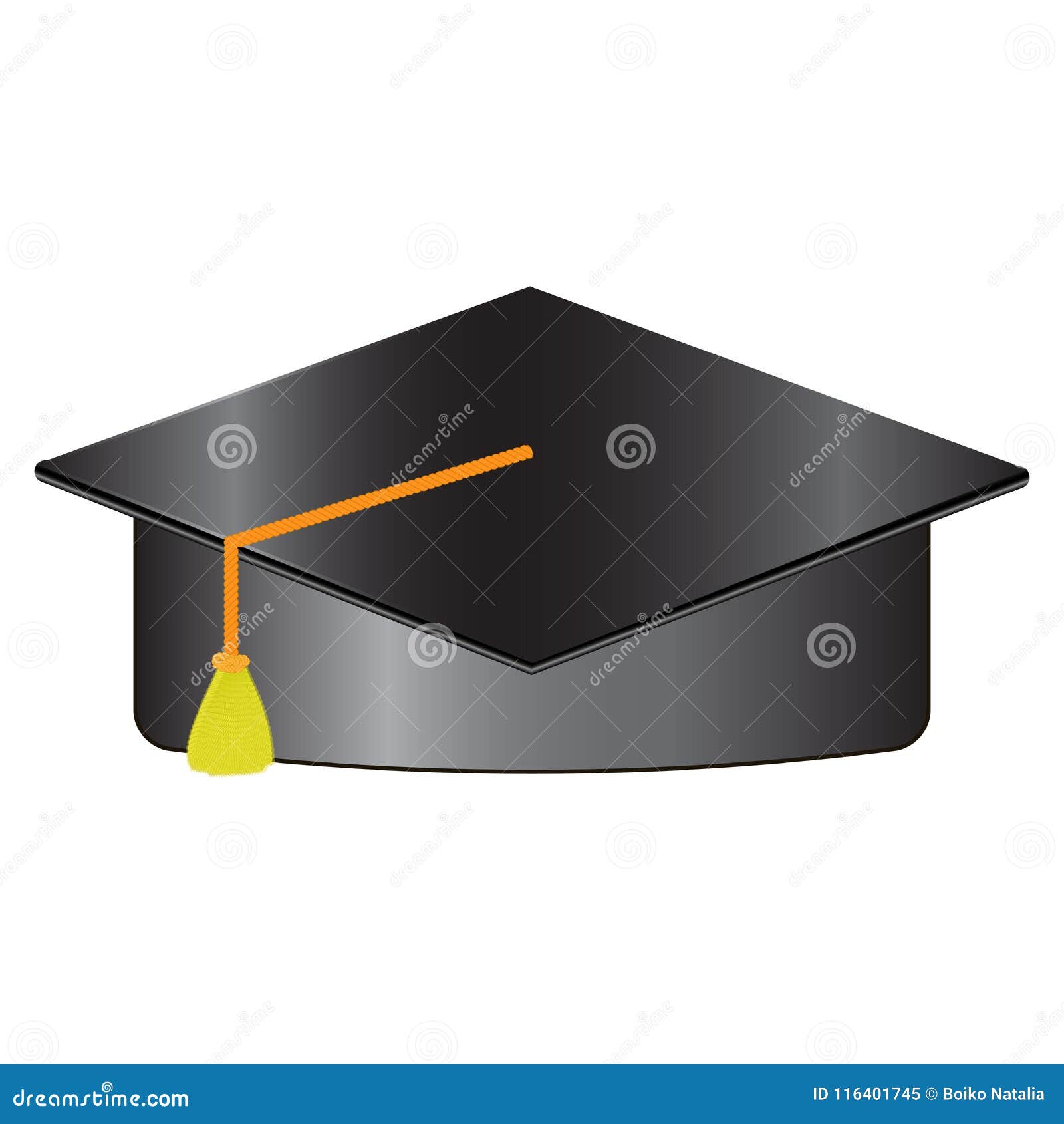 Bachelor Hat Isolated on White Background Vector Illustration Stock ...