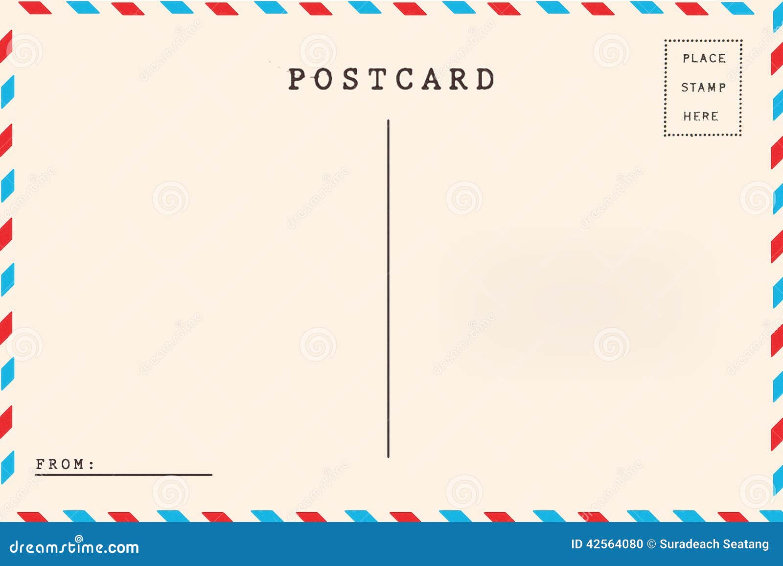 Airmail Blank Postcard Stock Illustrations – 21,221 Airmail Blank For Airmail Postcard Template
