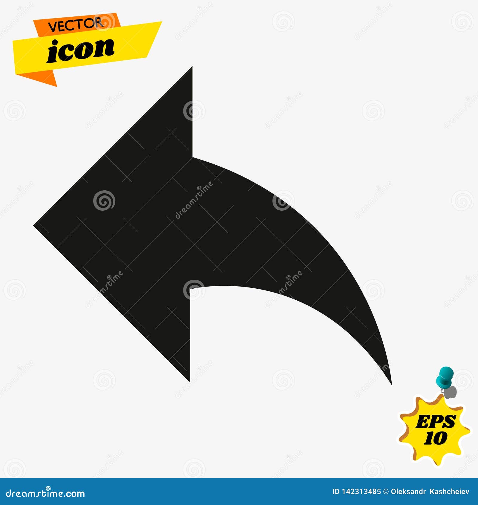 Download Back Arrow Icon Vector. Back Arrow Icon Isolated On Background. Vector Illustration Stock ...