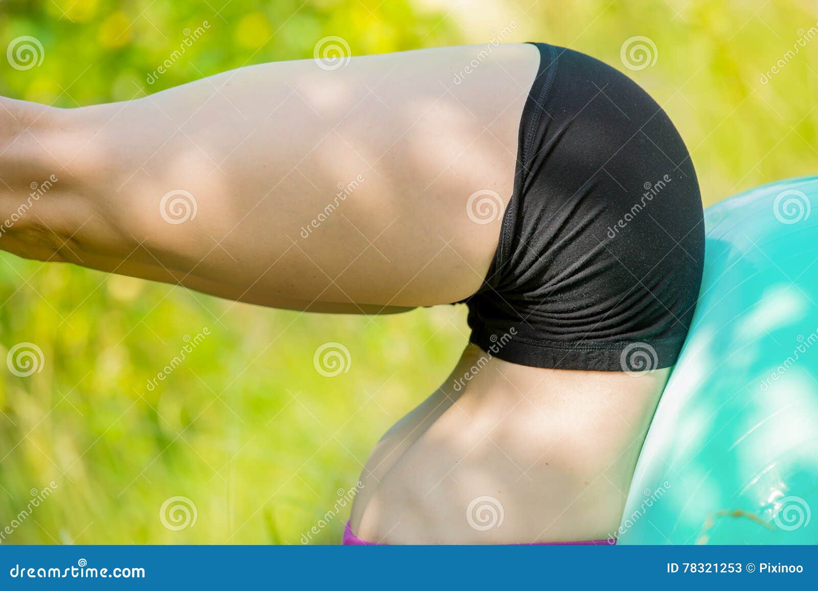 Backbent with Thighs Stretched Stock Image Image of shape, stretch
