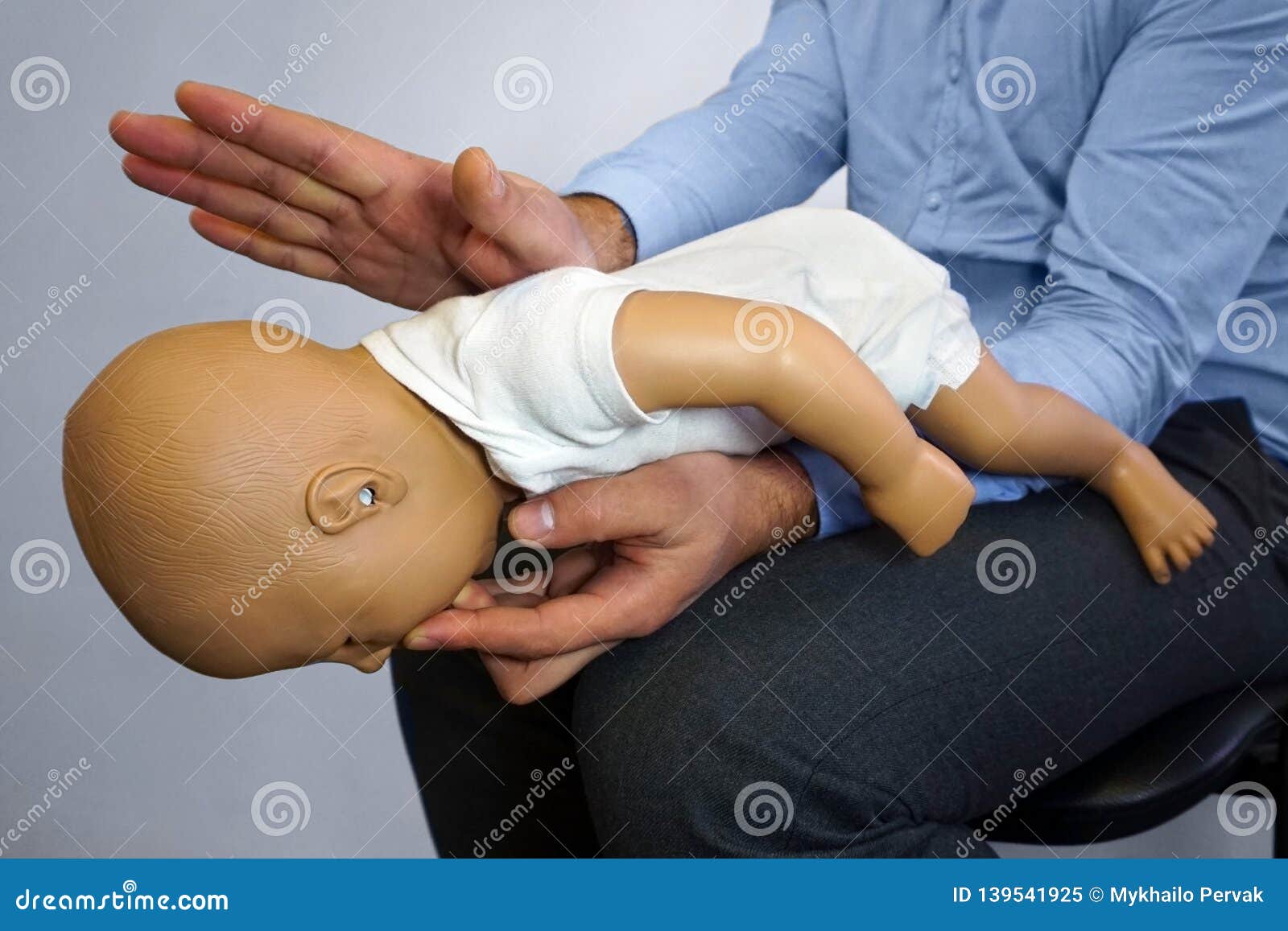 Back Blows the Heimlich Maneuver or Heimlich Manoeuvre on a Simulation