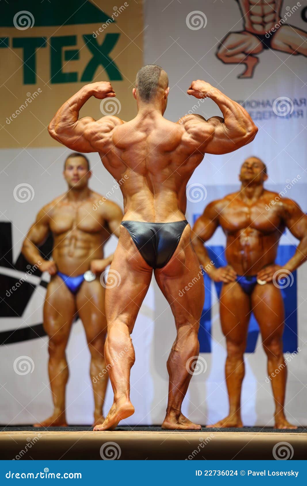 Backs of Bodybuilders at Open Cup of Bodybuilding Editorial Stock Photo -  Image of attractive, beauty: 22736023