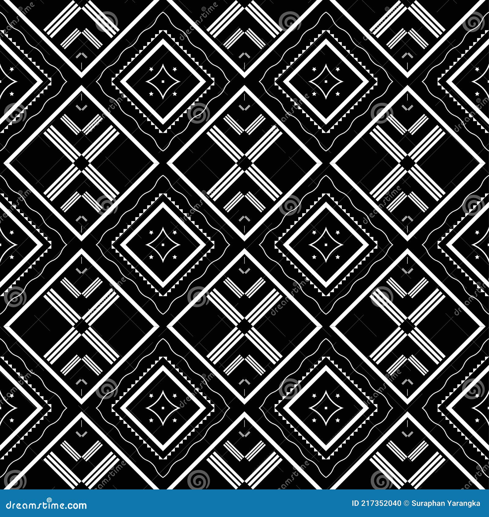 Abstract Ethnic Geometric Pattern Design for Background.Vector and ...