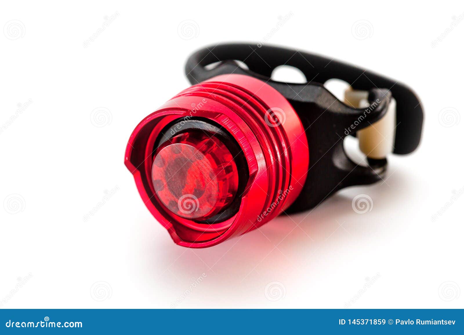 Back Lamp Flasher of Red Color for the Bicycle Stock Image Image of plastic, bicycle 145371859