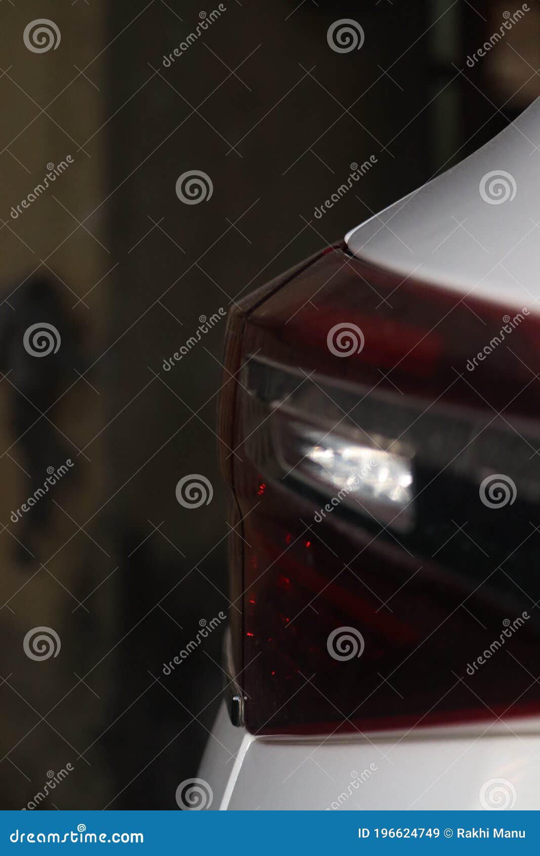Back light of a car stock image. Image of back, light 196624749
