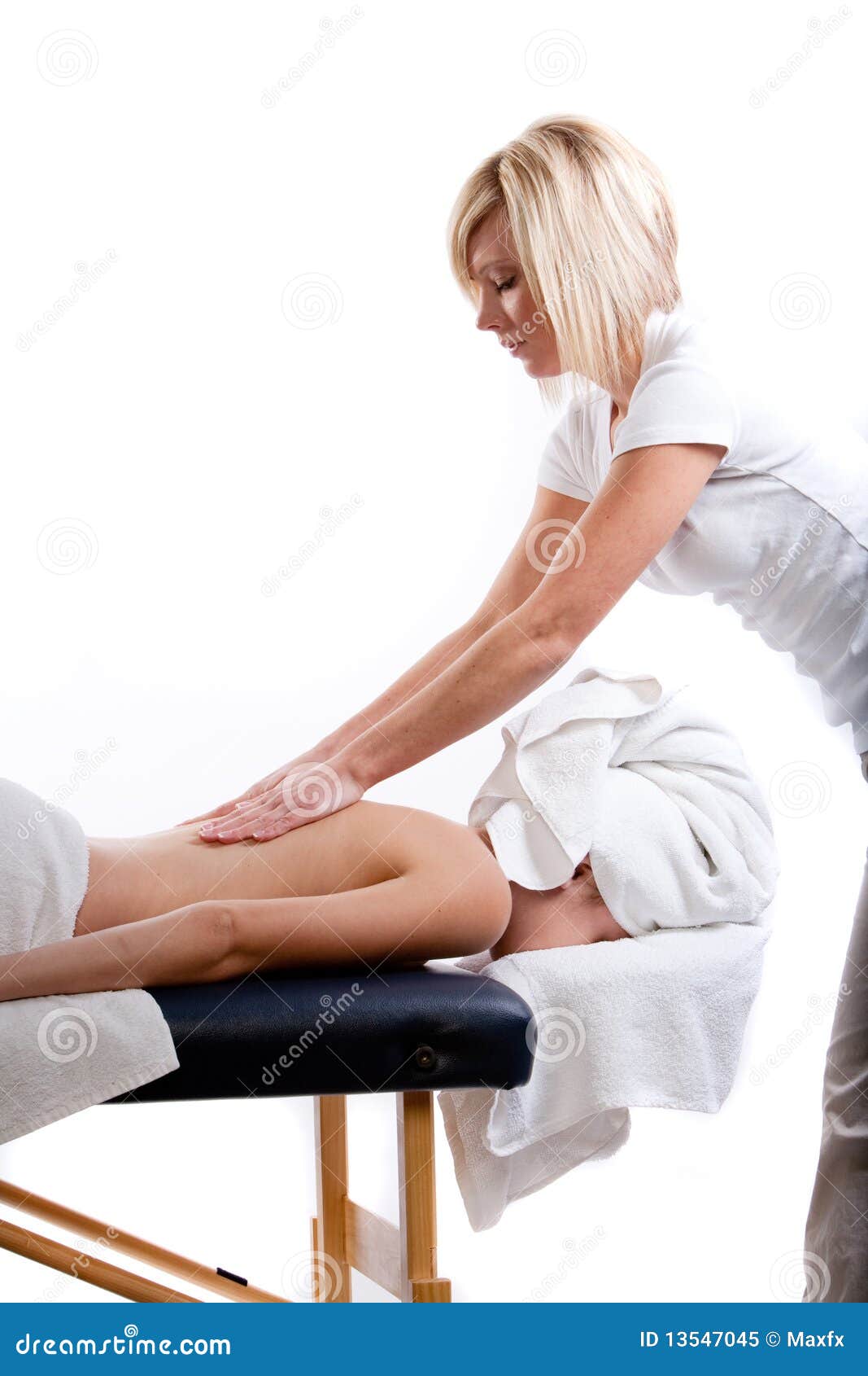 Back Massage Stock Image Image Of Therapy Woman Female 13547045