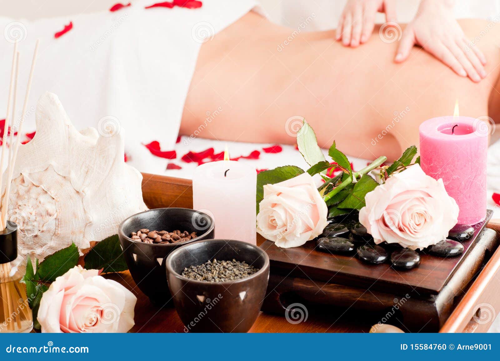 Back massage in Spa stock photo. Image of comfortable 15584760