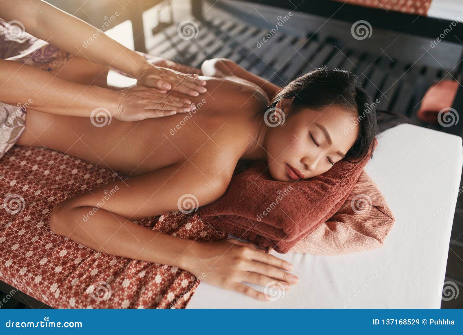 Back at Thai Spa. Having Body Massage at Salon Stock Image - Image of physiotherapy, hand: 137168529