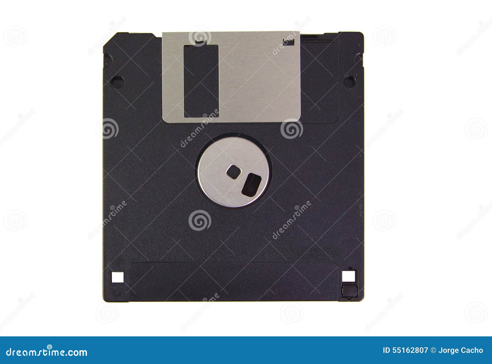 Back Part of a Black Floppy Disk Isolated on a Stock Image Image of